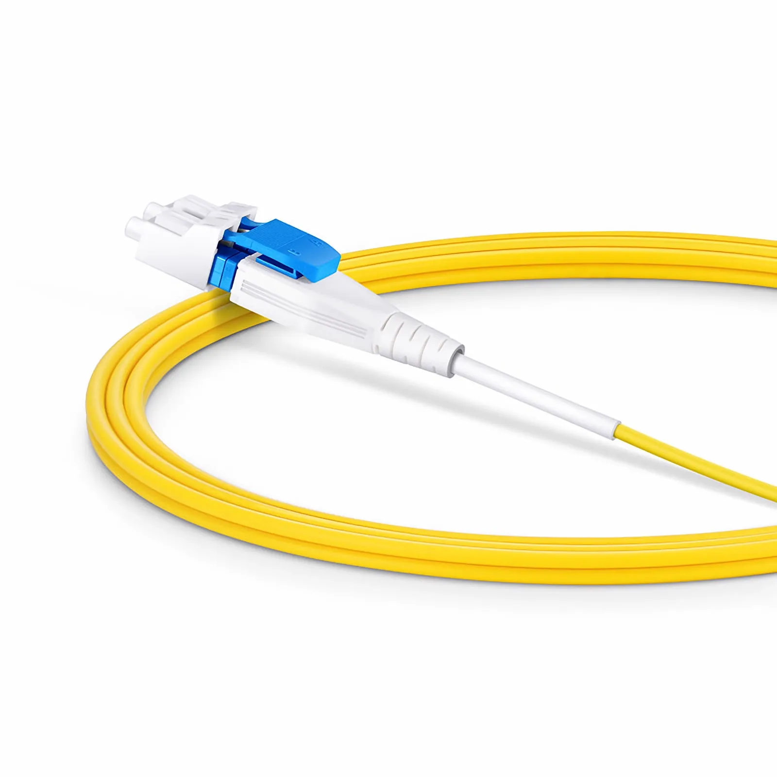 2m (7ft) Senko CS™ UPC to LC UPC Flat Clip Uniboot Duplex