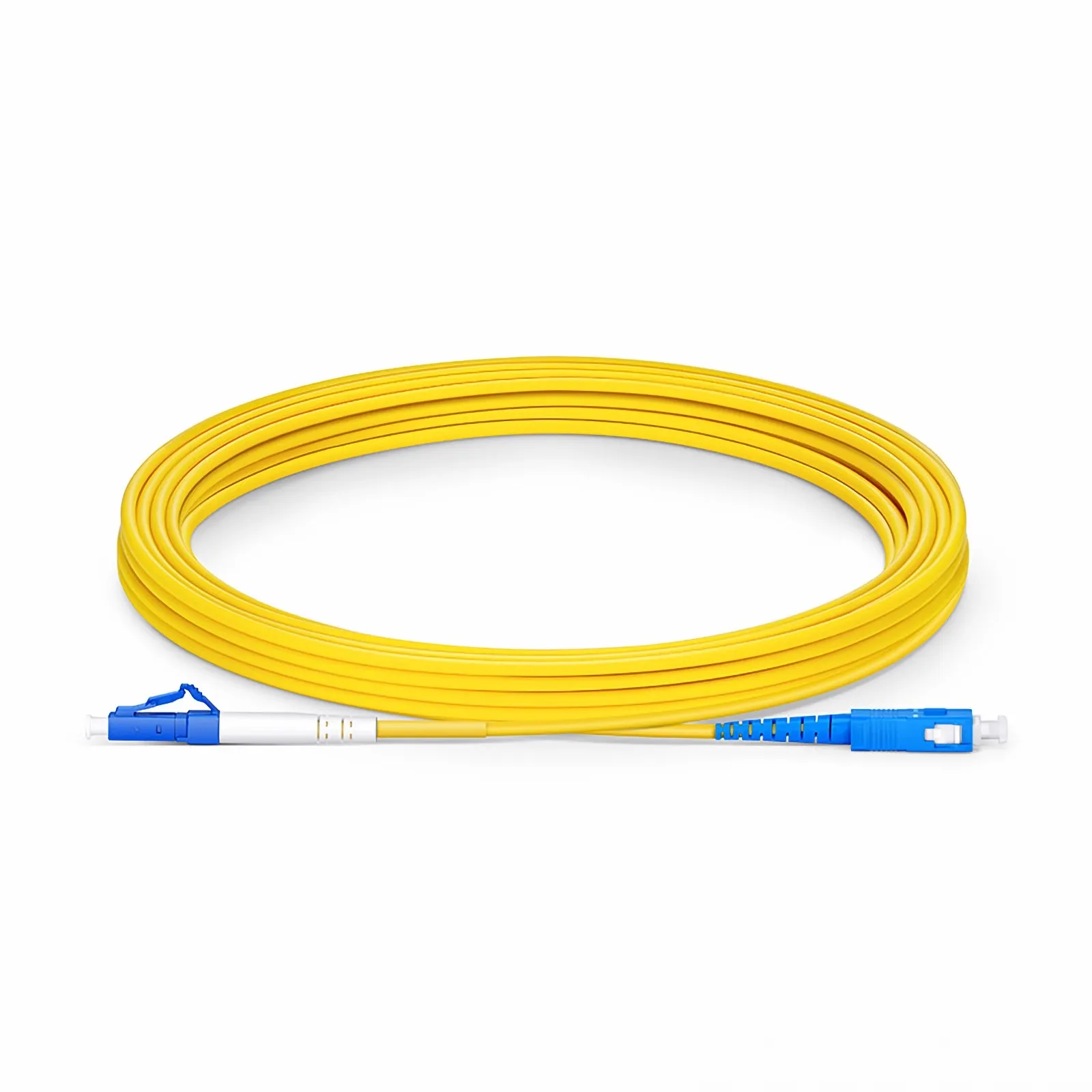 5m OS2シングルモードLC光パッチケーブル｜LC/UPC-SC/UPC光パッチ