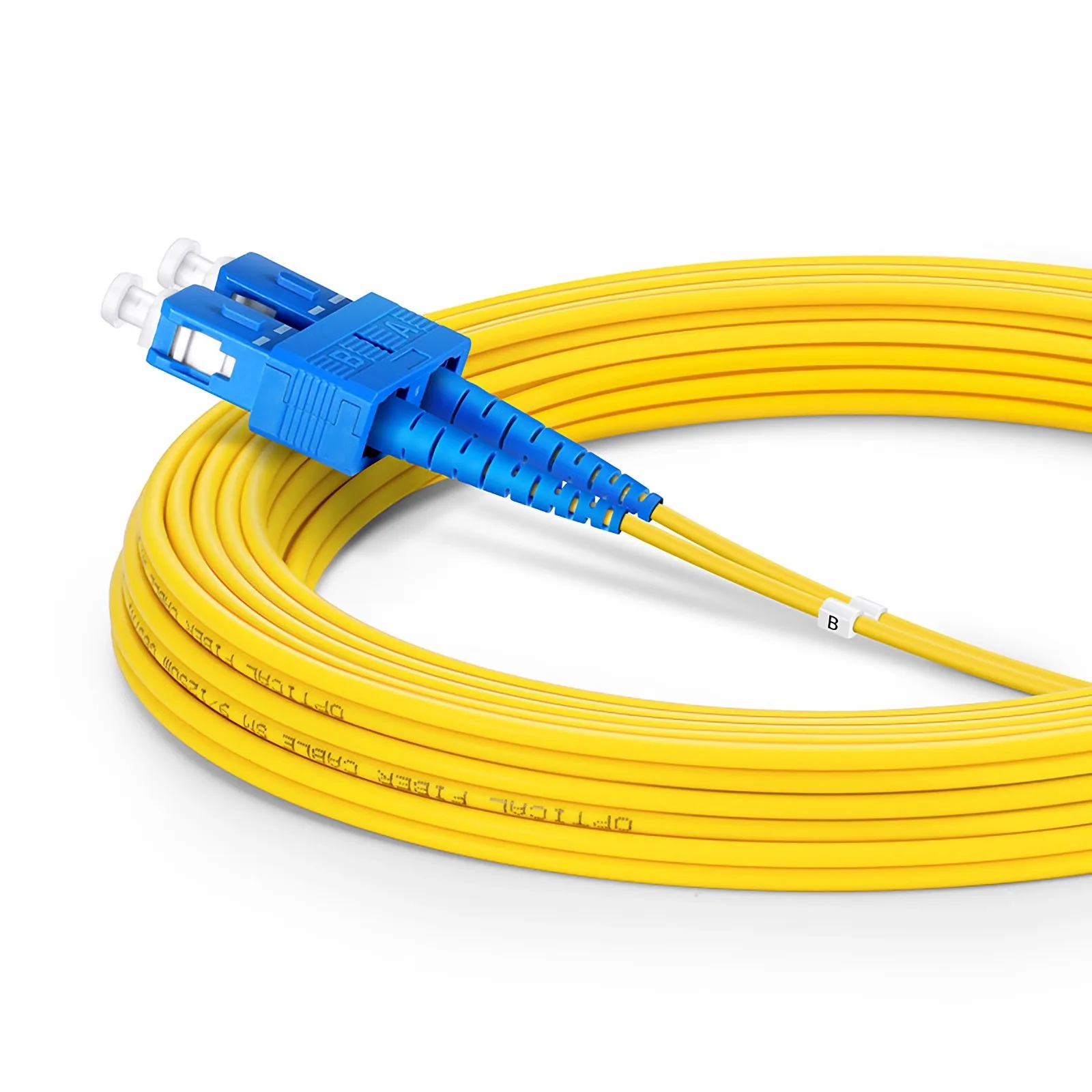10Gtek (10 Pack Fiber Patch Cable - LC To SC OS2 10Gb/Gigabit