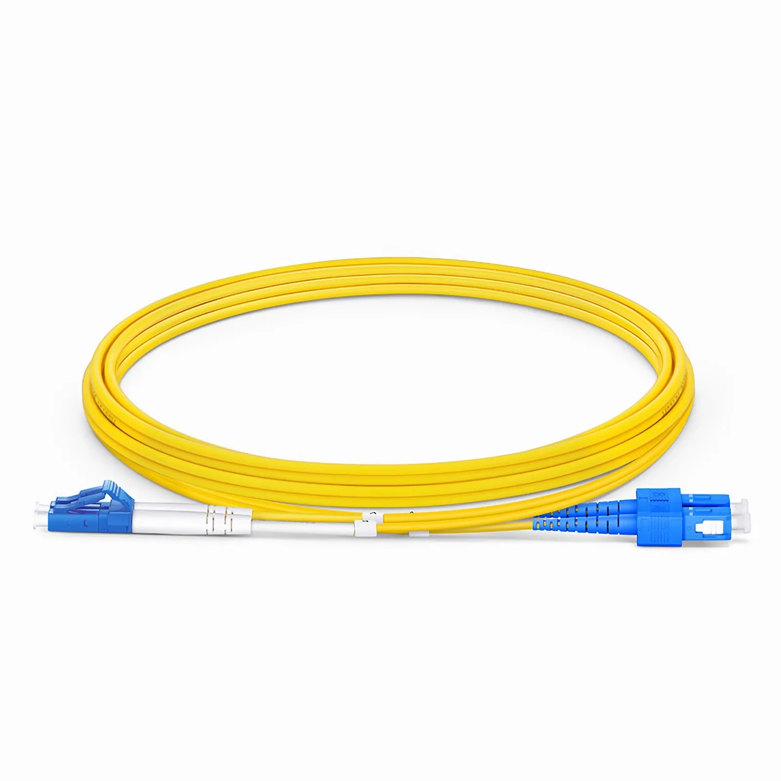 2m OS2シングルモードLC光パッチケーブル｜LC/UPC-SC/UPC光パッチ