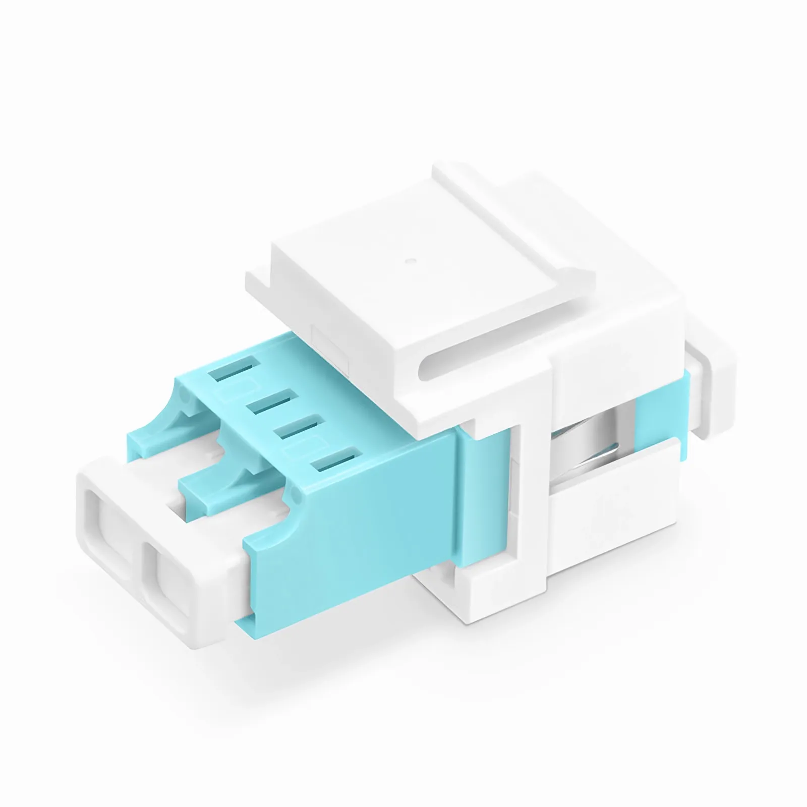 LC/UPC-LC/UPC マルチモード ファイバキーストーンジャック