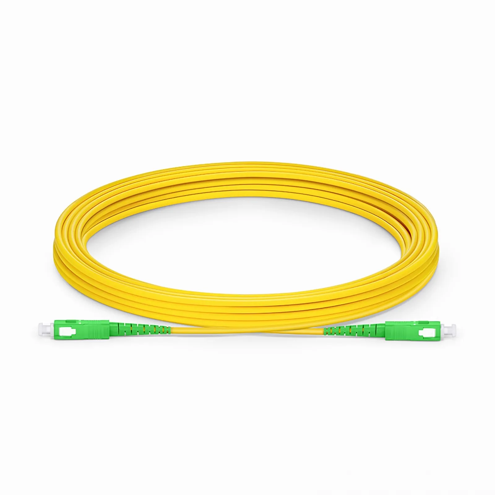 7m OS2シングルモードSC光パッチケーブル｜SC/APC-SC/APC光パッチ