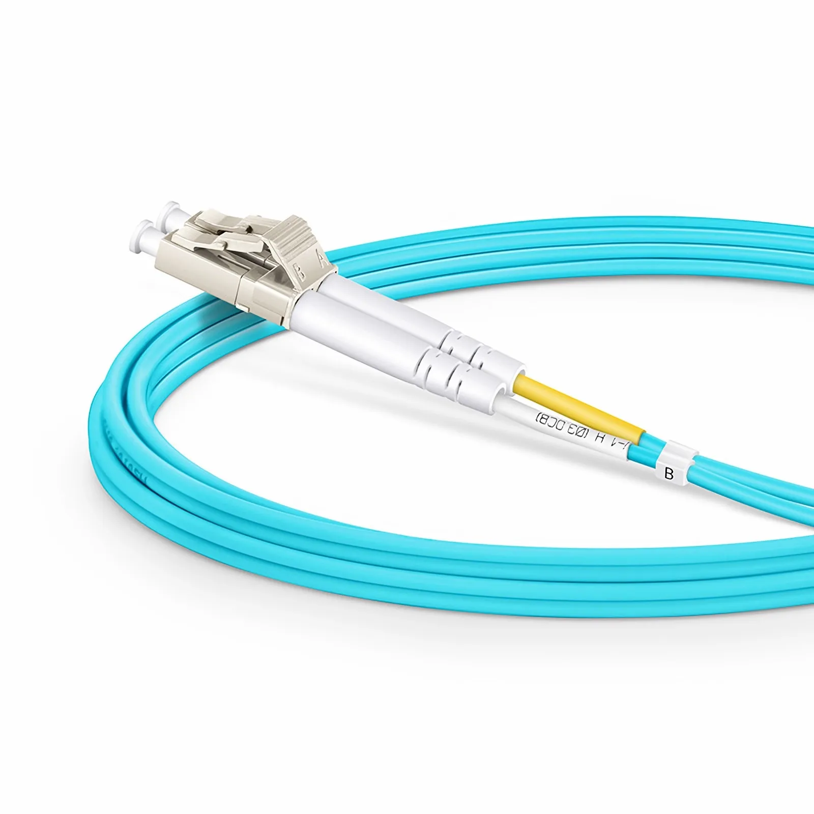 LC-LC OM3 Multimode Fiber Patch Cable Duplex 2m - FS.com