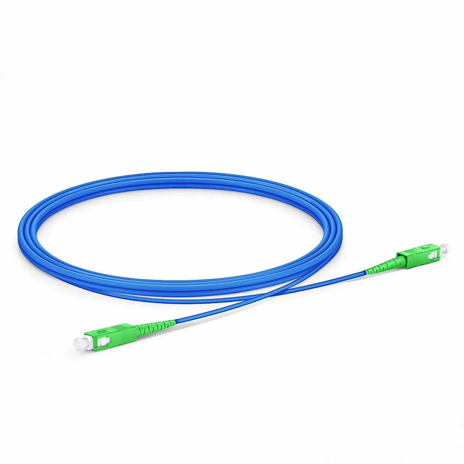 2 Cavi Patch In Fibra Ottica 15m SC UPC - LC UPC - OS2 Duplex Monomodale G652D 9/125um - LSZH 3.0 Mm - Per Data Center E Reti