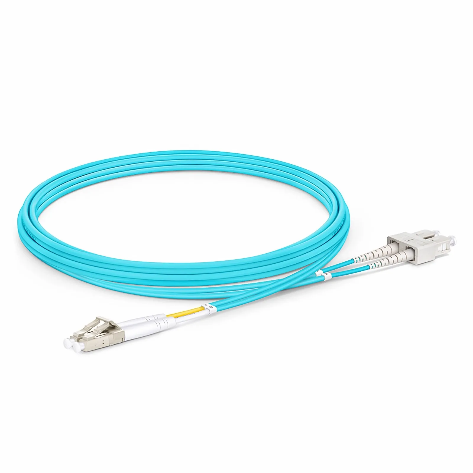 10m OM3 Aqua Duplex Glasfaser-Kabel LC LC MM 50/125 LSZH