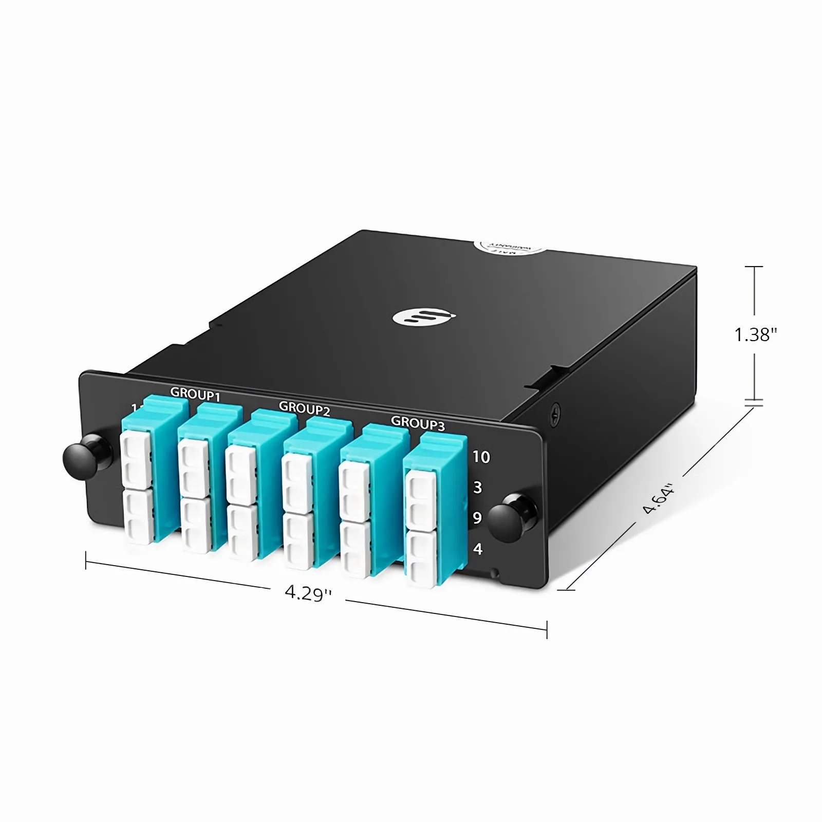 24 Fibers MTP®-8 LC MTP® Cassette Module, OM4 Multimode
