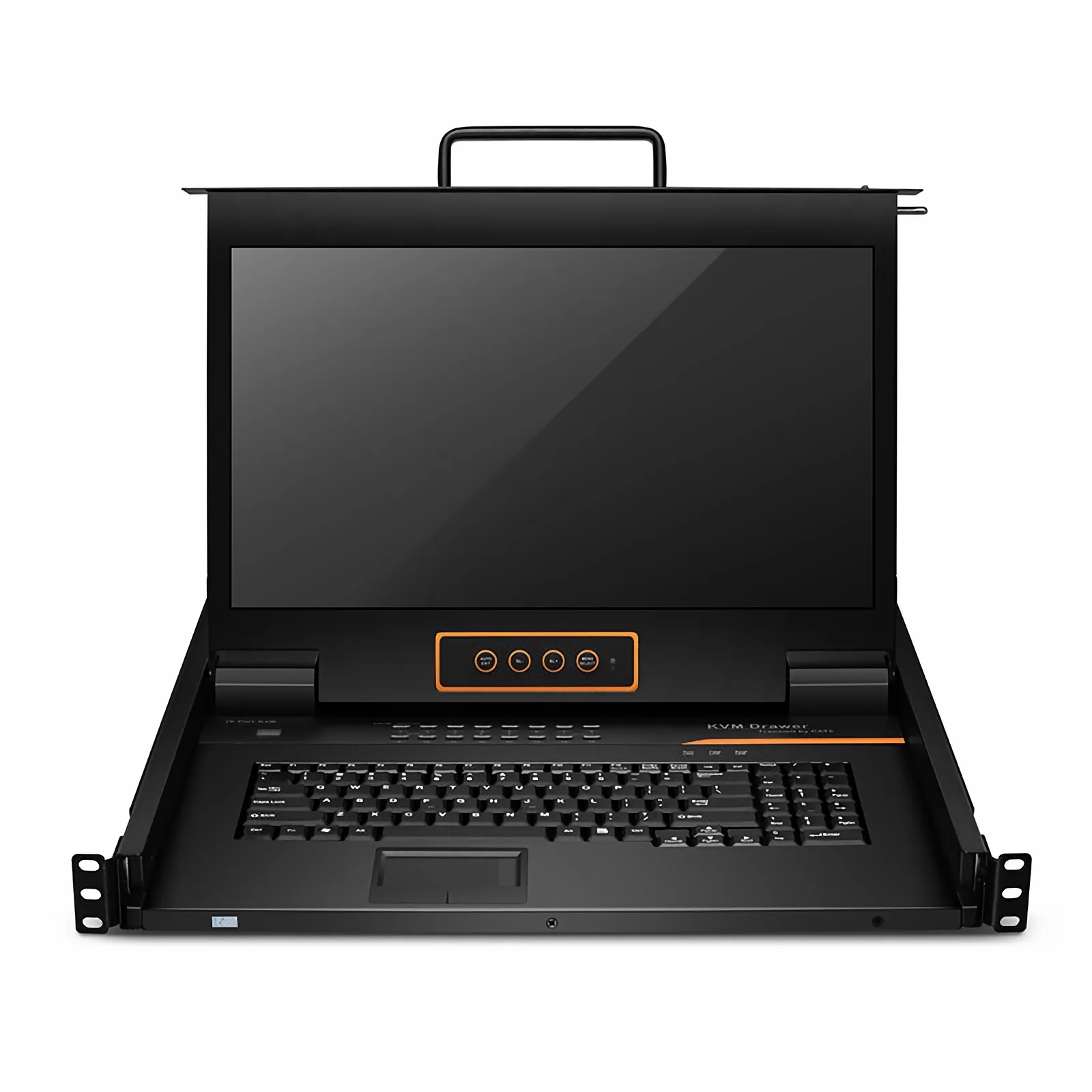 カスタム 16ポート x 2ユーザー Cat5e/6 1Uラックマウント USB KVM