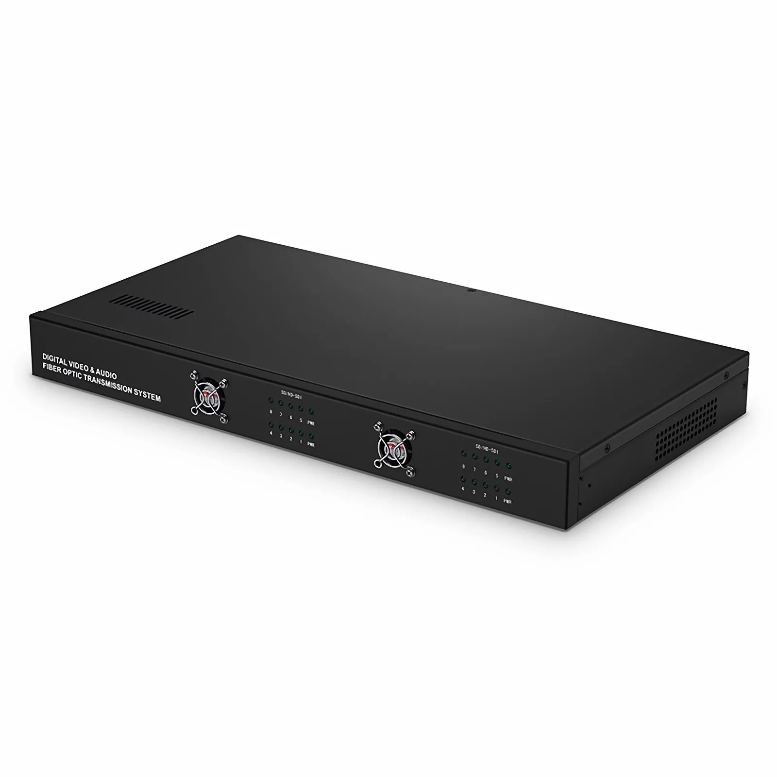 16 Channel Unidirectional HD-SDI over Optical Fiber Transmitter and Receiver Set