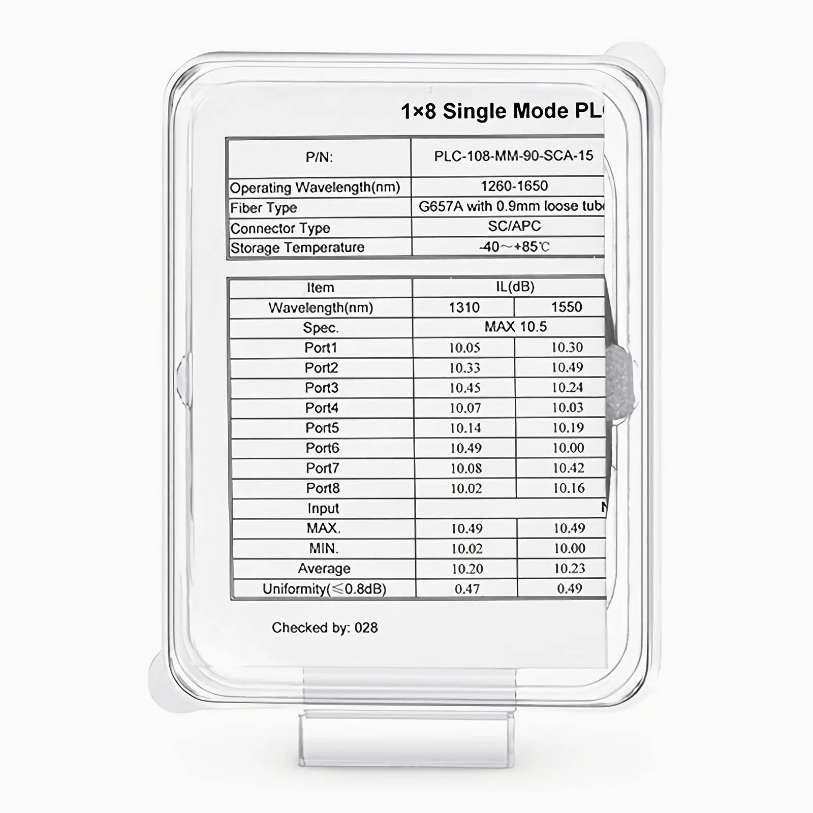 Esta imagen trata sobre PLC-108-MM-90-SCA-15.