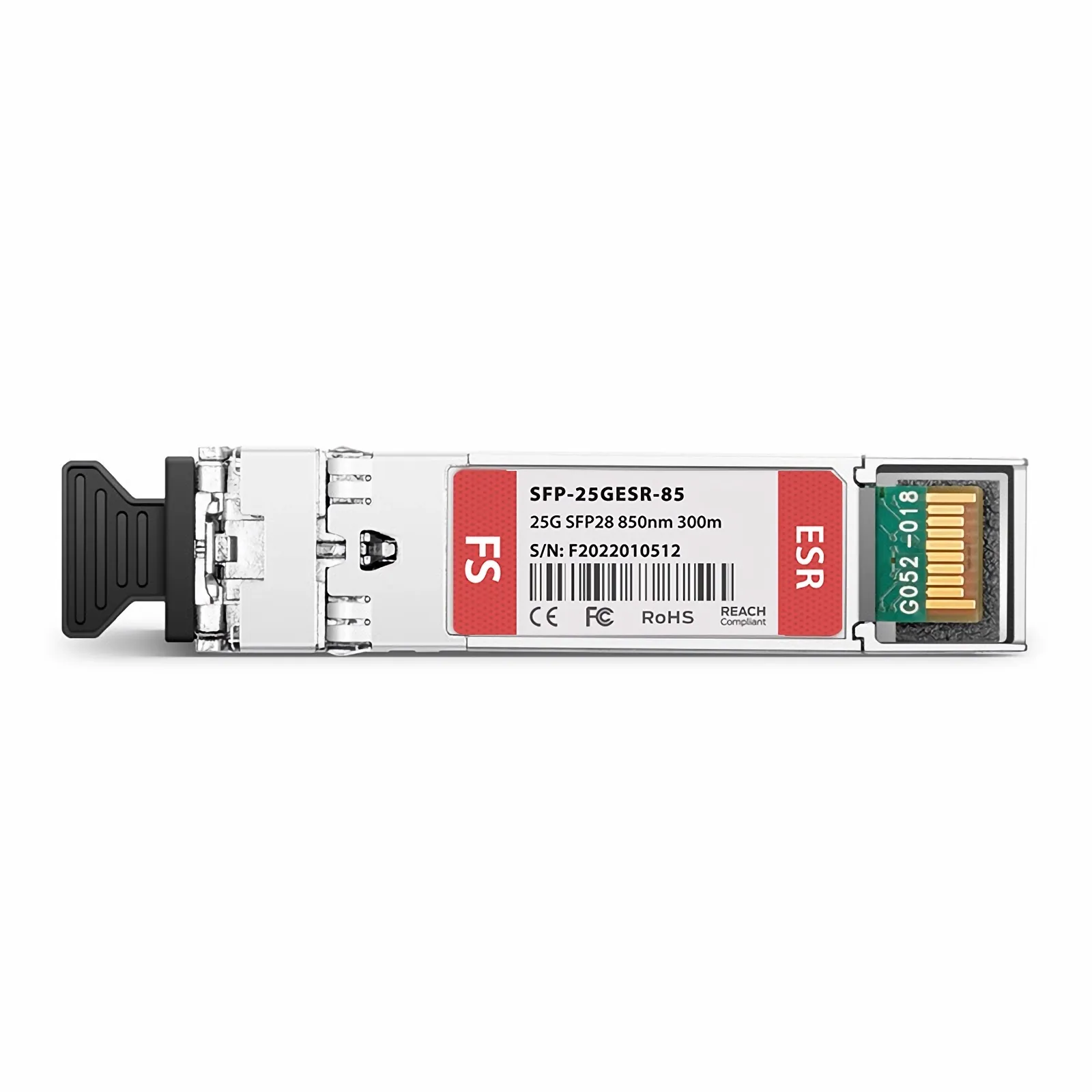 Customized 25GBASE-ESR SFP28 850nm 300m Duplex LC/UPC MMF Transceiver Module