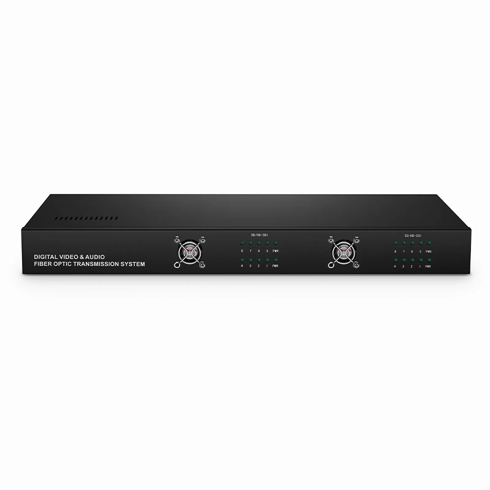 16 Channel Unidirectional HD-SDI over Optical Fiber Transmitter and Receiver Set