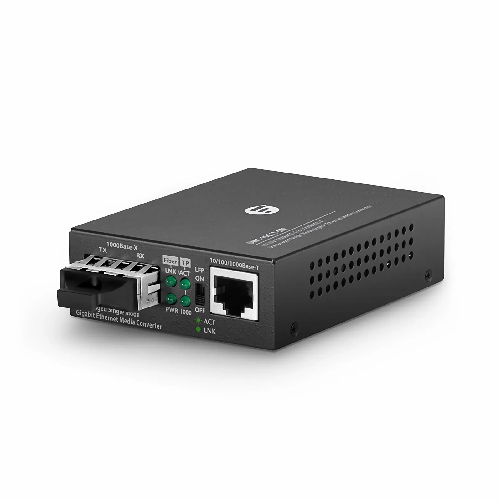 Unmanaged 10/100/1000Base-T RJ45 to 100/1000Base-T SC media