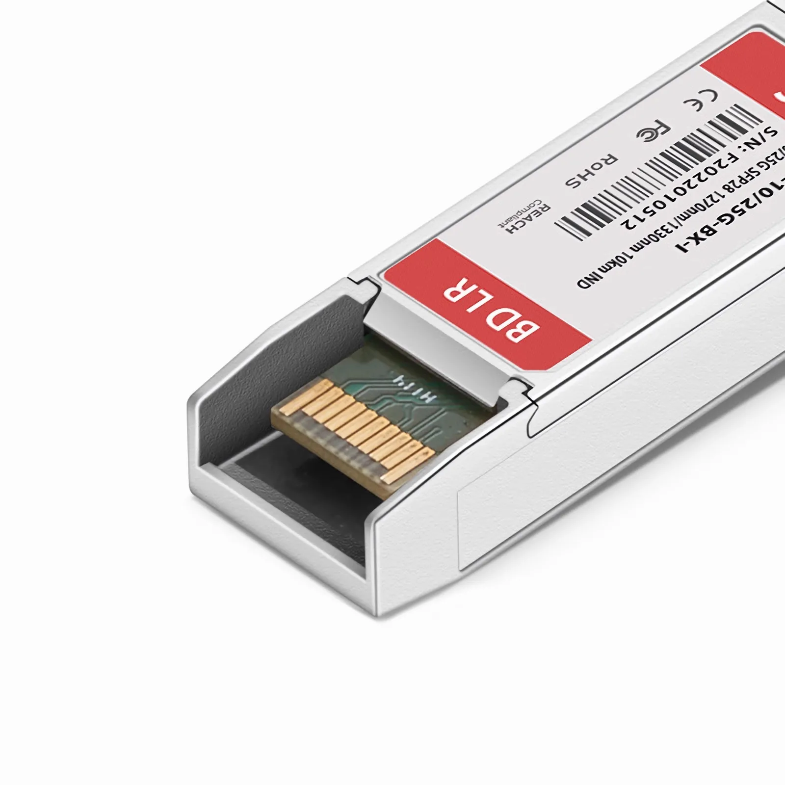 Customized 10/25GBASE-U SFP28 BiDi 1270nm-TX/1330nm-RX 10km Simplex LC/UPC SMF Transceiver Module (Industrial)