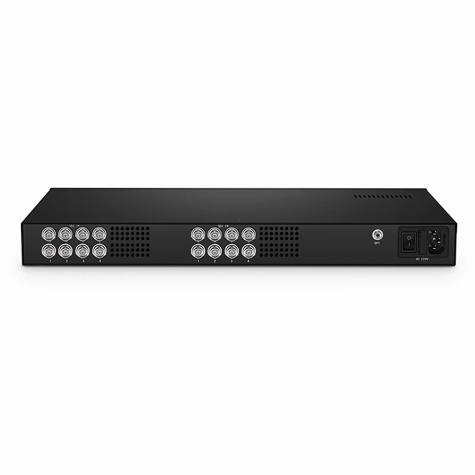 16 Channel Unidirectional HD-SDI over Optical Fiber Transmitter and Receiver Set