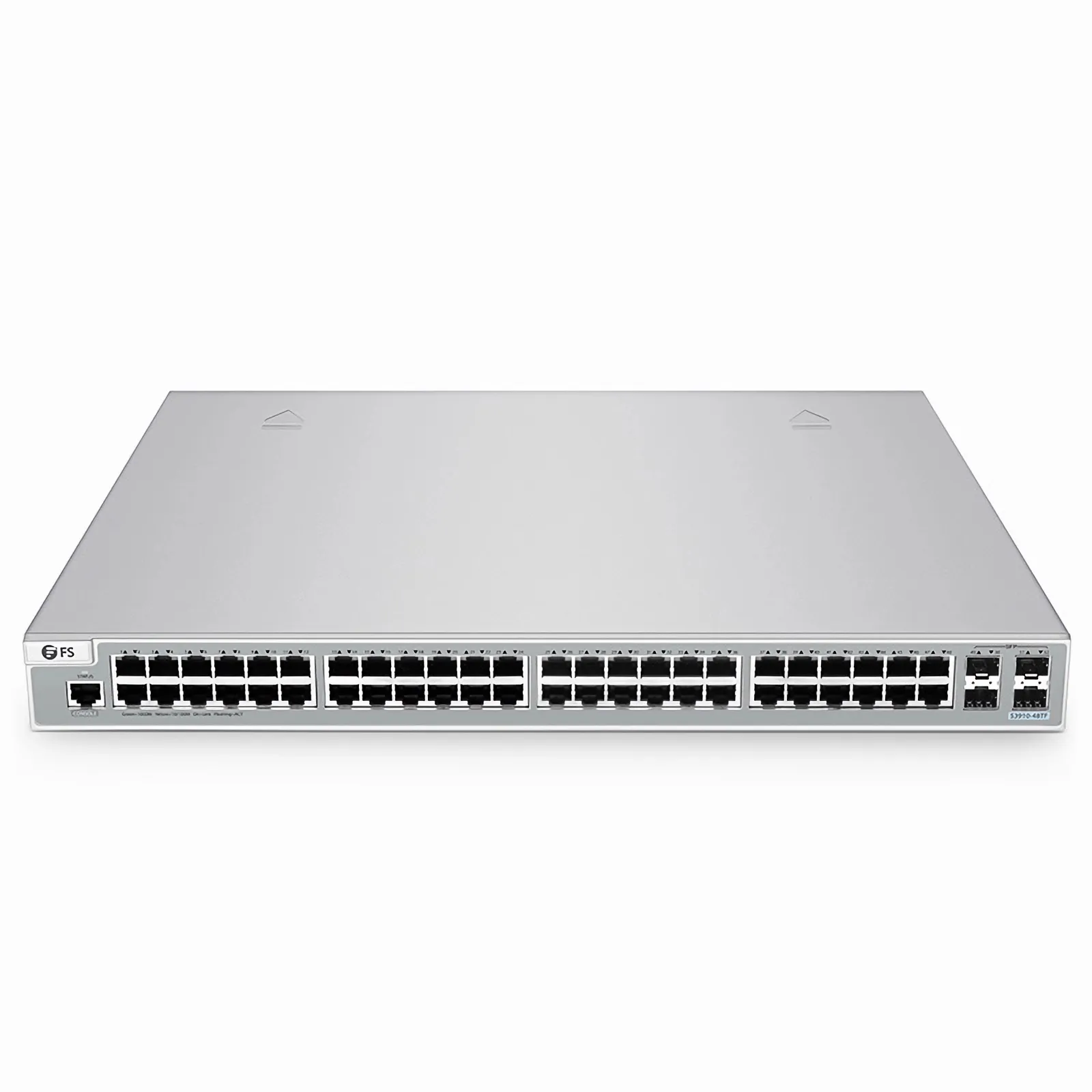 S3910-48TF, 48-Port Ethernet L2+ Switch, 48 x Gigabit RJ45, with 4 x 1Gb SFP Uplinks, Broadcom Chip