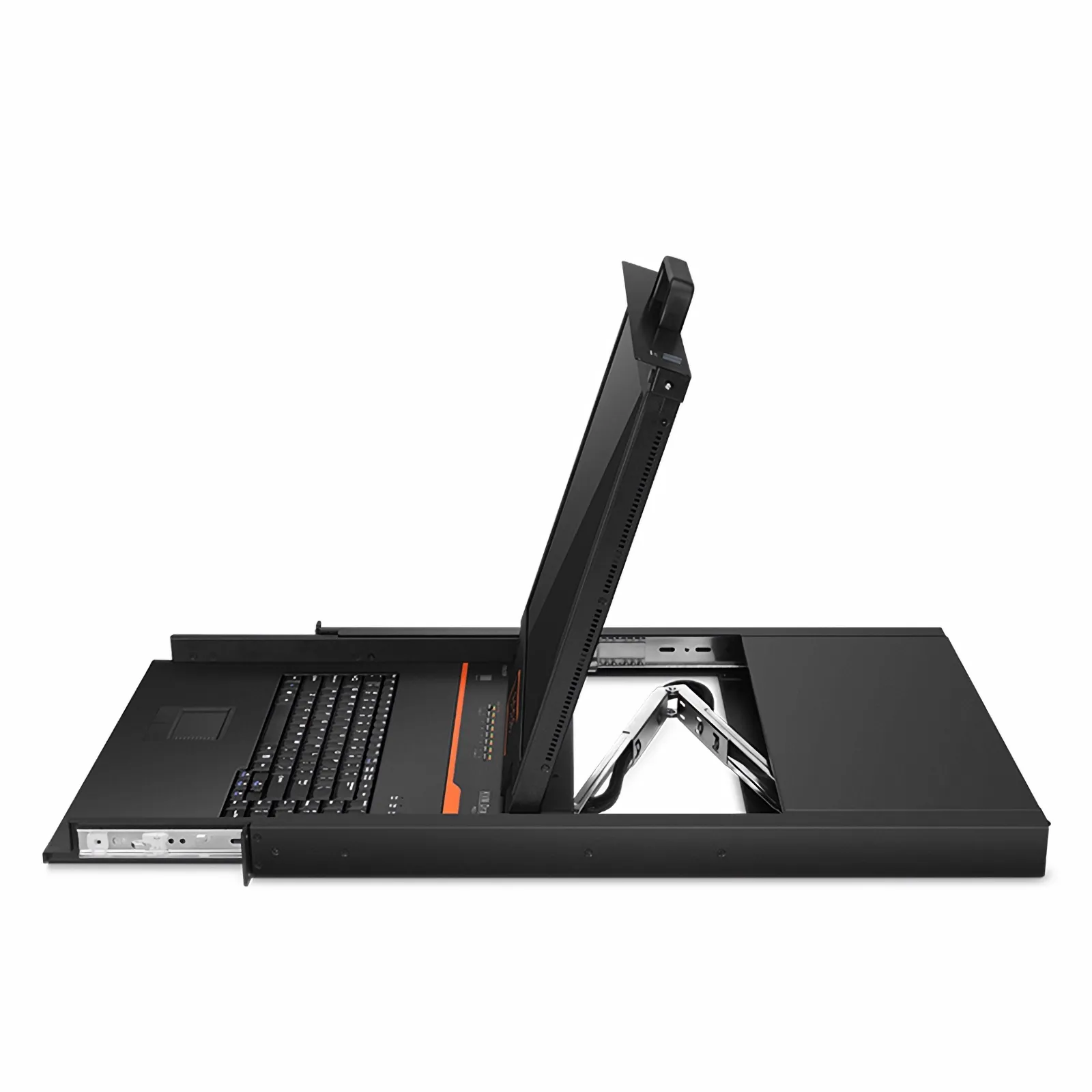 8-Port Cat5 1U Rack-Mount KVM Over IP Switch with 19