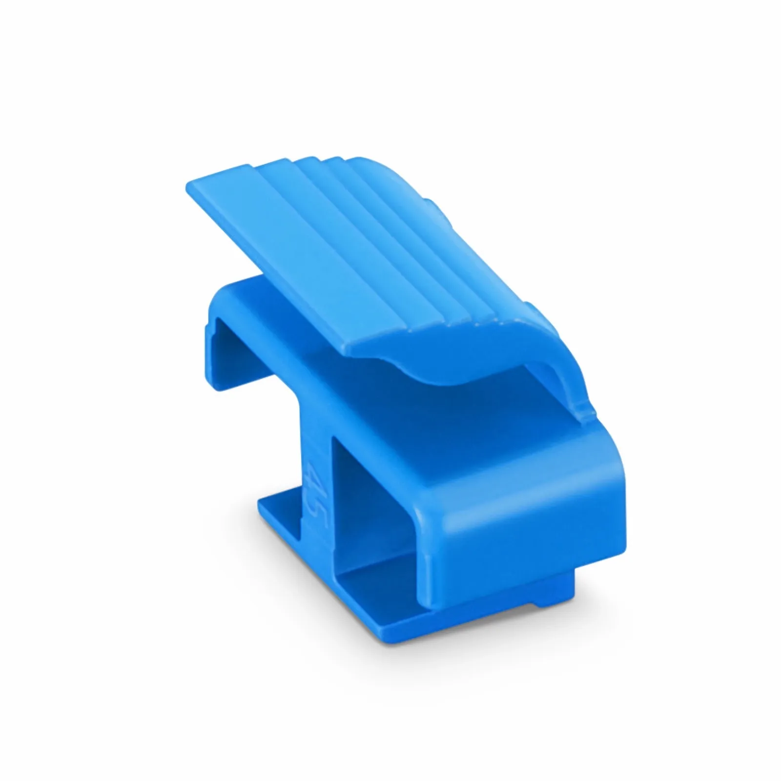 Fiber Optic LC Duplex Clip, Blue, 50 PCS/Pack - FS.com Australia