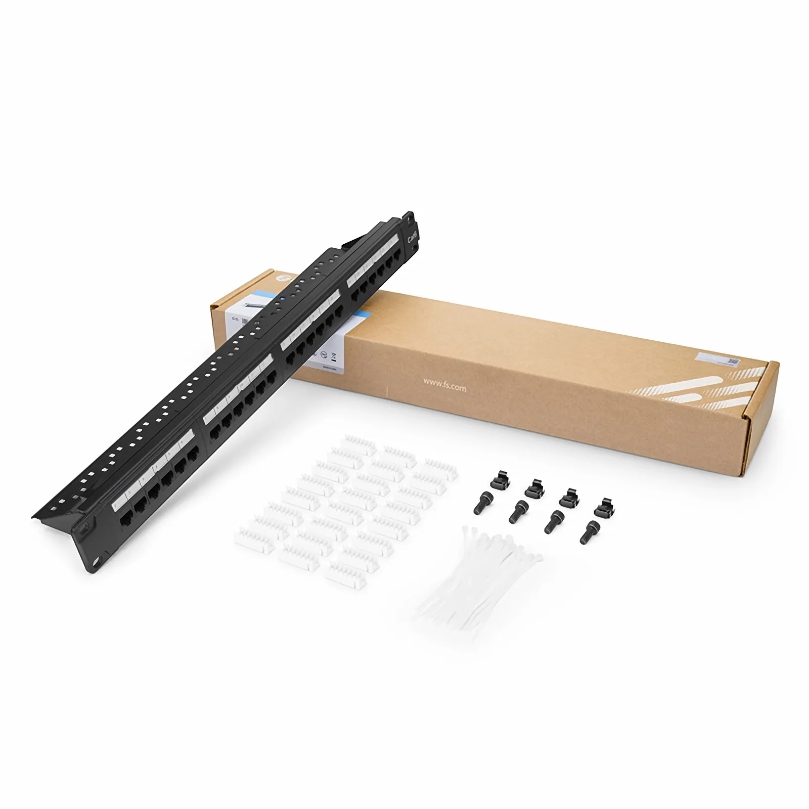 Patch Panels, Patch Panel Category 6a- 24 Ports, 19 1U Sliding Patch Panel For 2