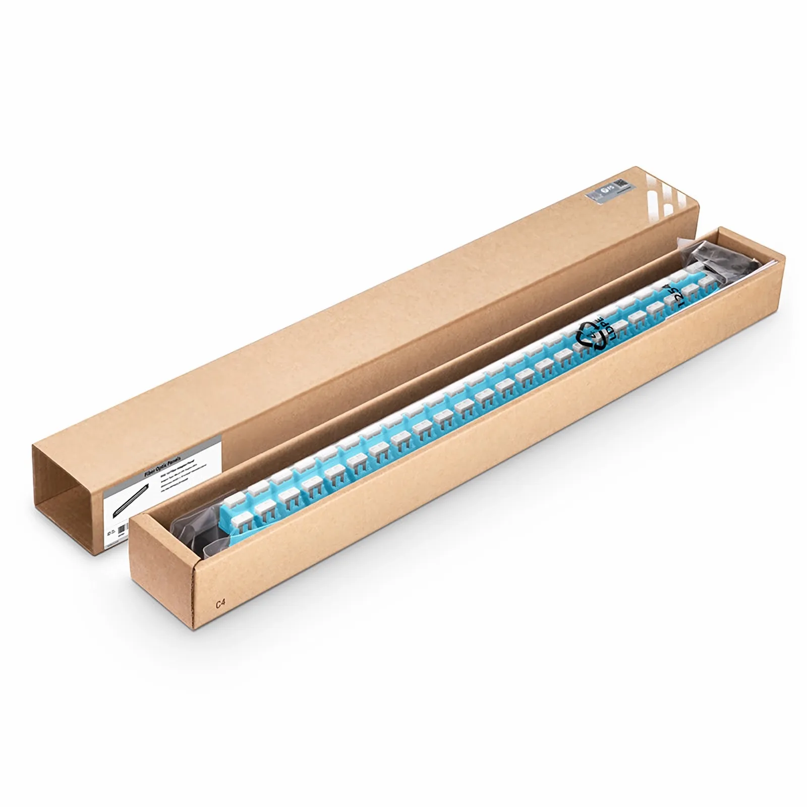 48ポートLCコネクタOM3/OM4マルチモード｜19インチ光パッチパネル - FS