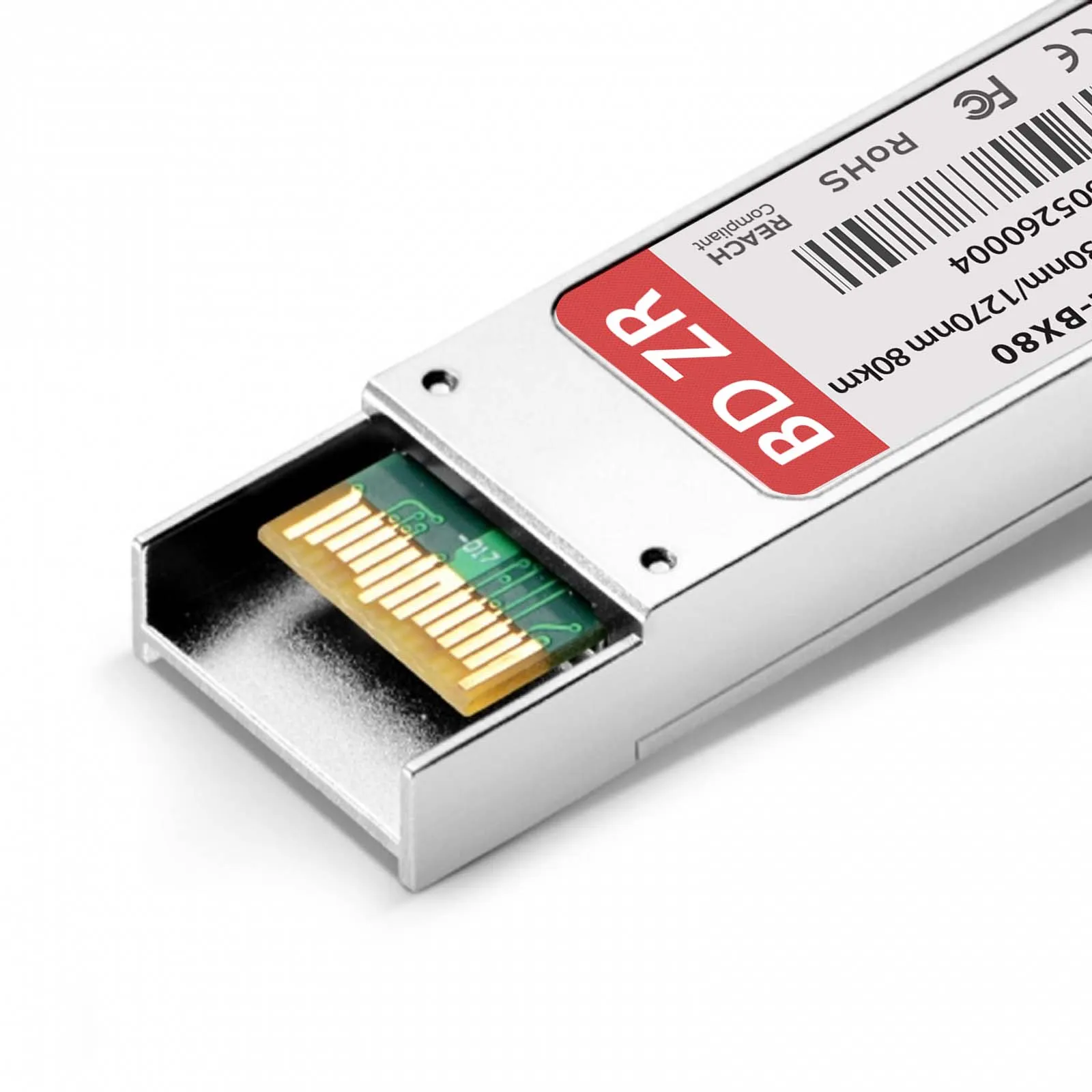 Customized 10GBASE-BX XFP 1330nm-TX/1270nm-RX 80km Simplex LC SMF Transceiver Module