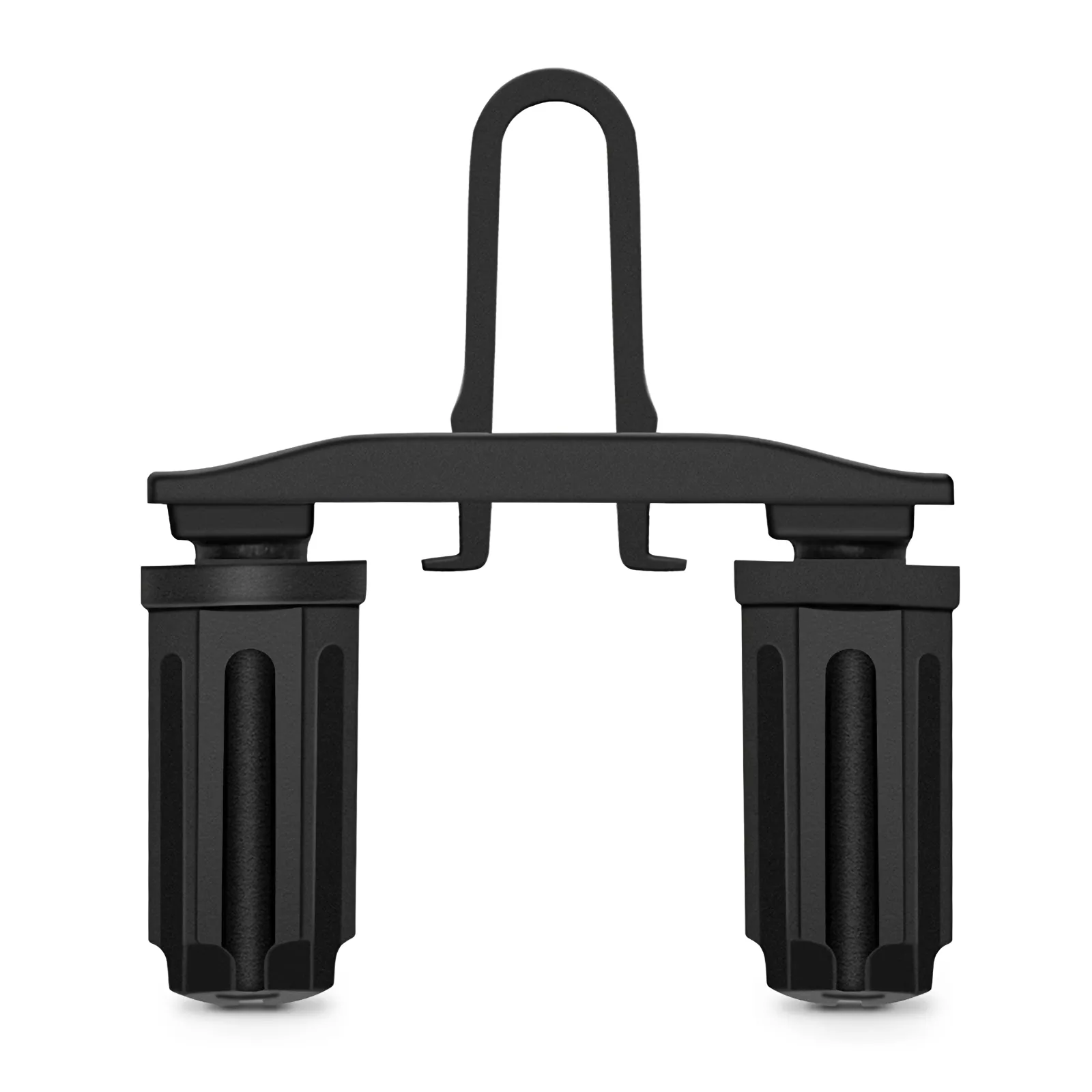 Rackstuds™ Series II DUO, 1RU Rack Screws for 19'' Racks with Square Punched Vertical Rails, Black, 20pcs/Pack