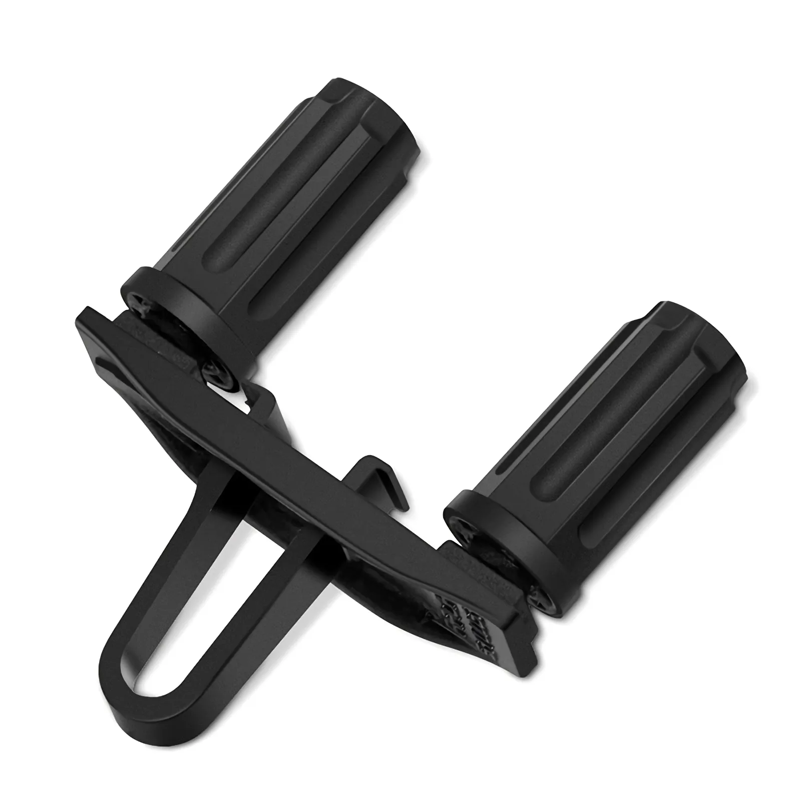 Rackstuds™ Series II DUO, 1RU Rack Screws for 19'' Racks with Square Punched Vertical Rails, Black, 20pcs/Pack