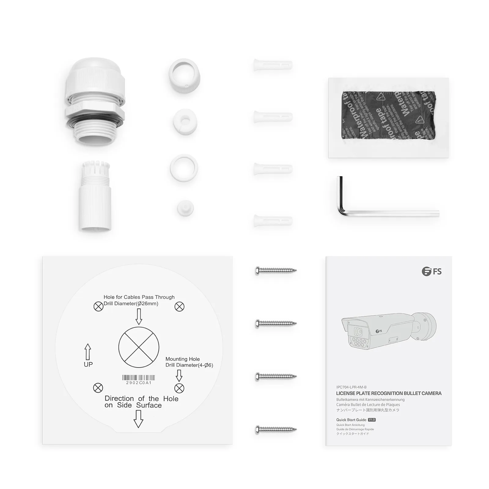 Esta imagen trata sobre IPC704-LPR-4M-B.