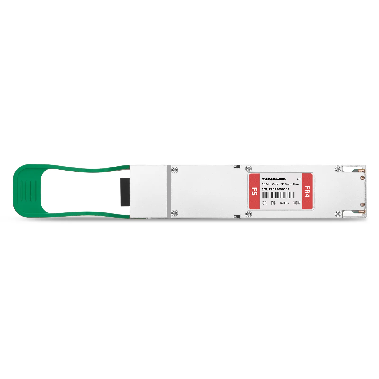 Customized 400GBASE-FR4 OSFP IHS/Finned Top 8 x 50G PAM4 1310nm 2km Duplex LC/UPC SMF Transceiver Module