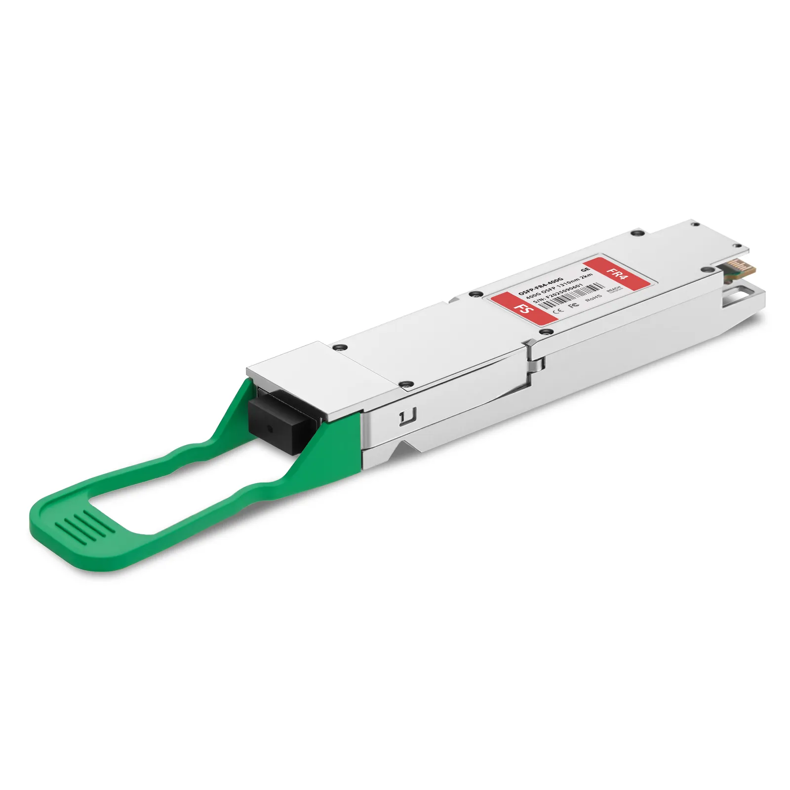 Customized 400GBASE-FR4 OSFP IHS/Finned Top 8 x 50G PAM4 1310nm 2km Duplex LC/UPC SMF Transceiver Module