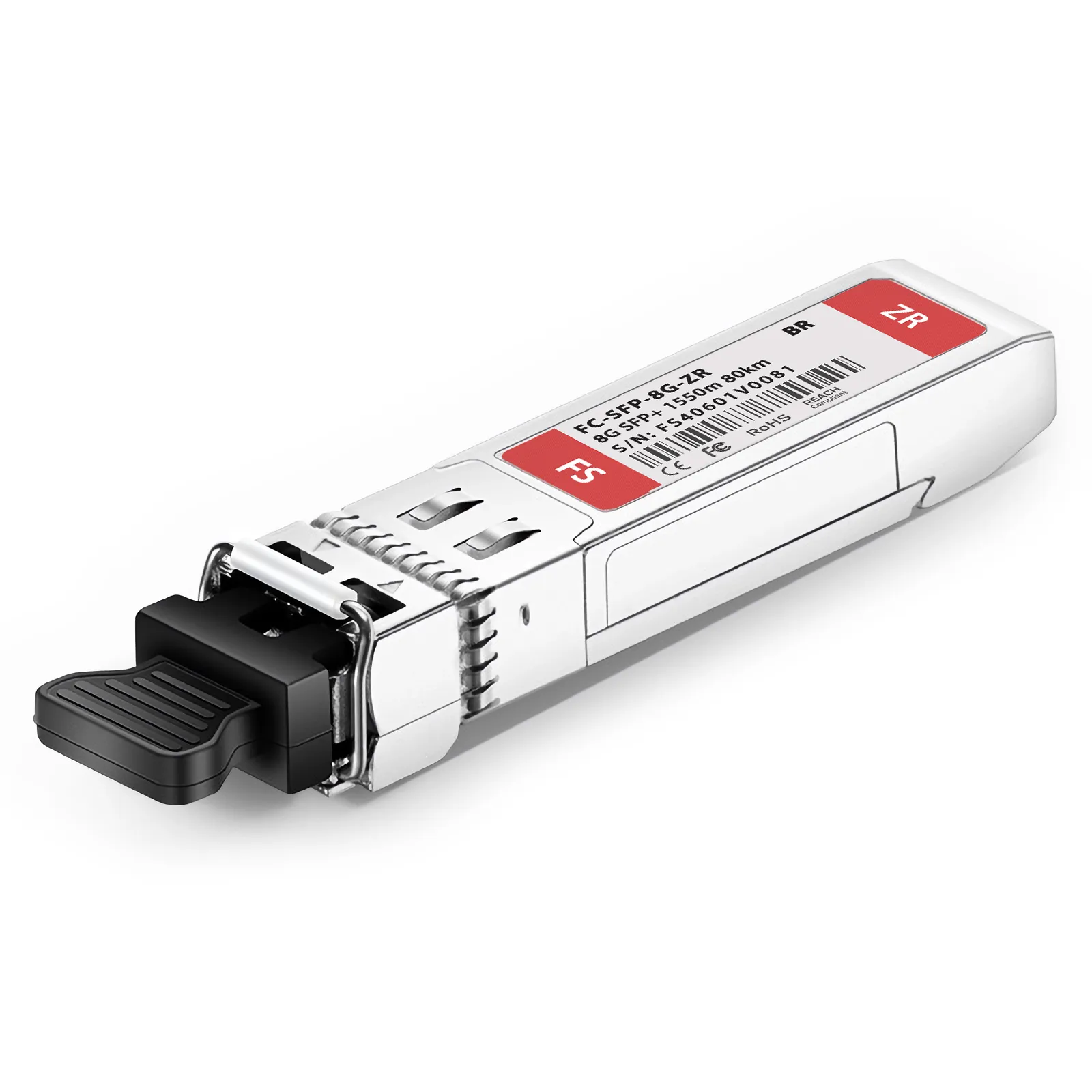 Brocade Compatible SFP+ 8G Fibre Channel 1550nm 80km Duplex LC/UPC SMF Transceiver Module