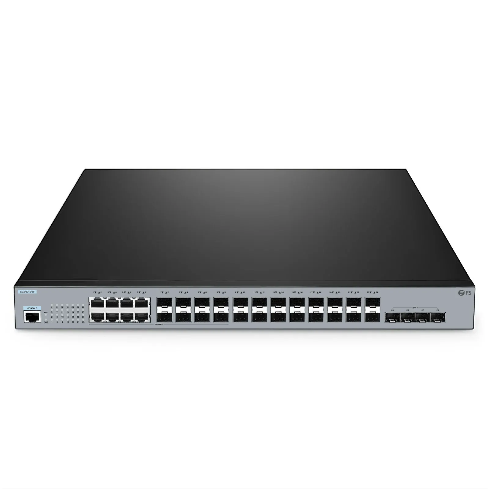 This picture is about S3240-24F正面（俯视）.