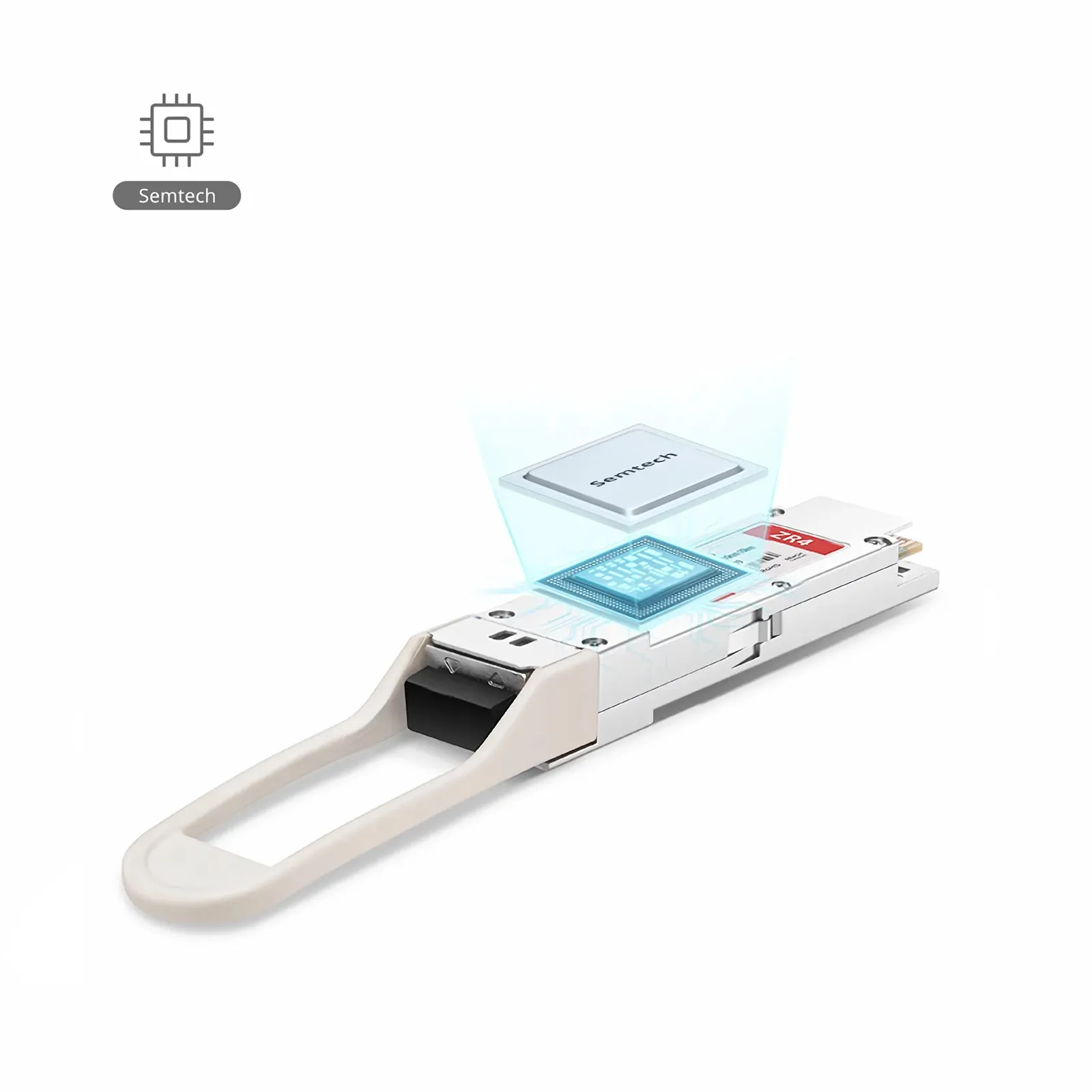 Cette image concerne QSFP-ZR4-100G-芯片.