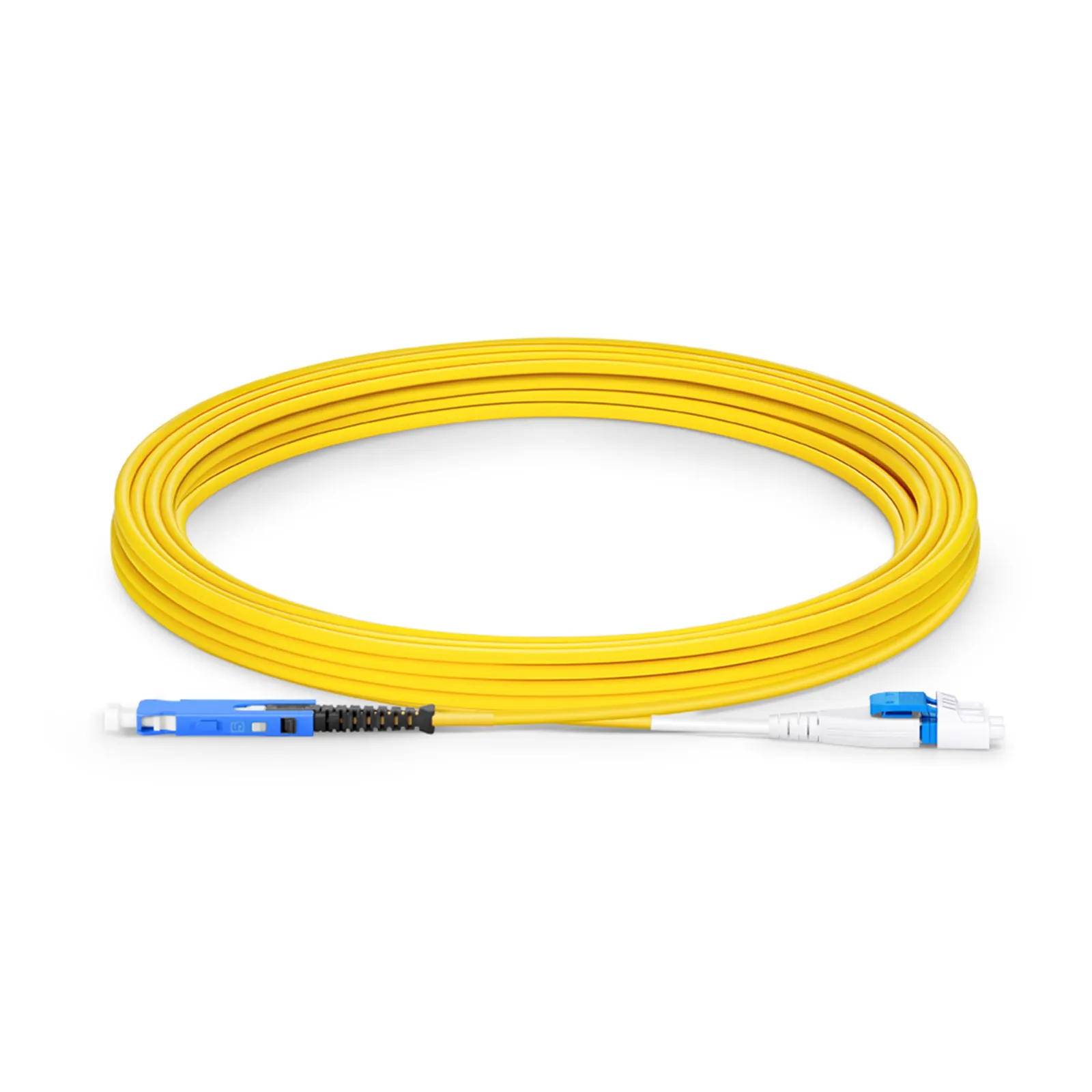 5m(16ft) SN UPCデュプレックス- LC UPCデュプレックス フラット