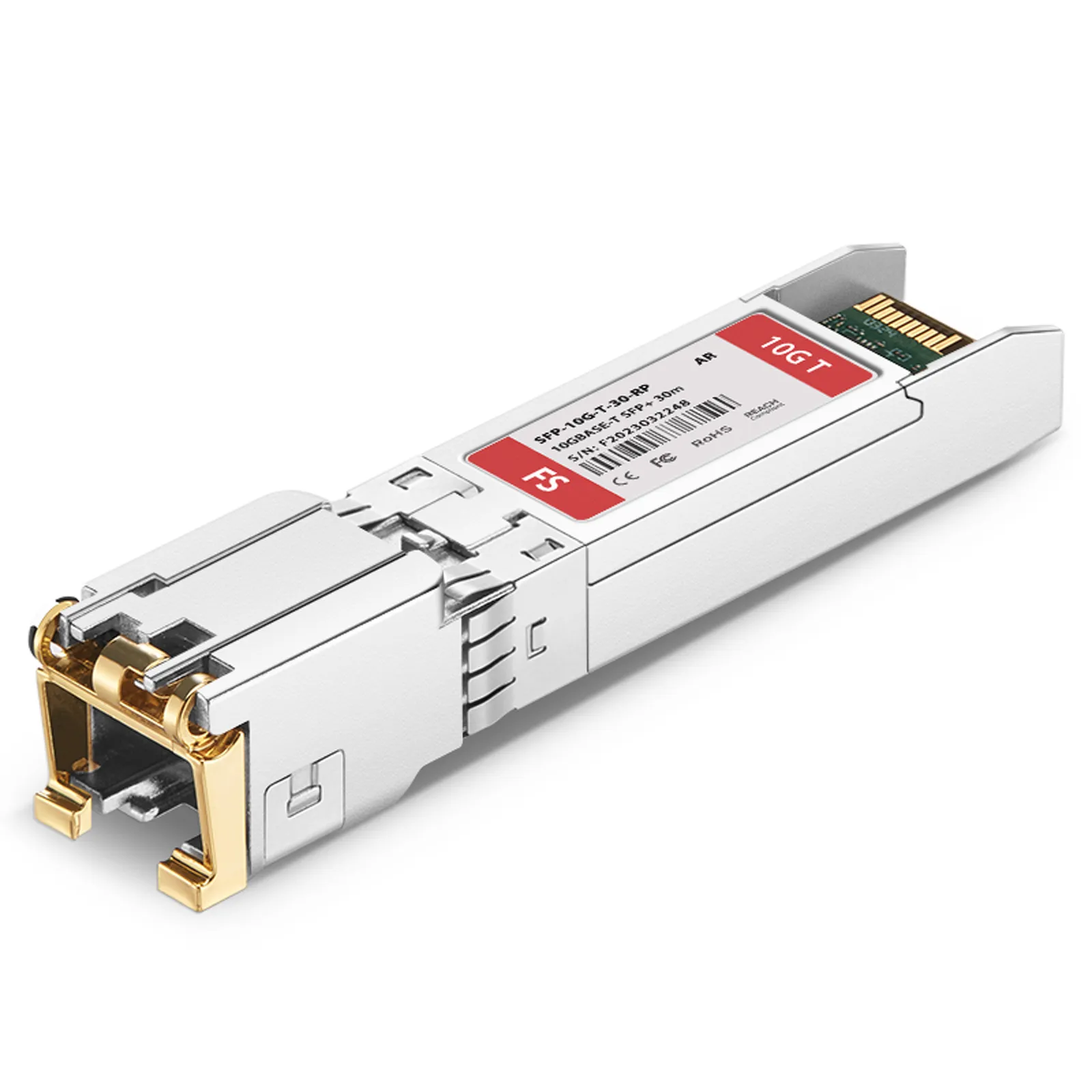 HPE Aruba Compatible 10GBASE-T SFP+ Copper 30m RJ-45 Transceiver Module ...