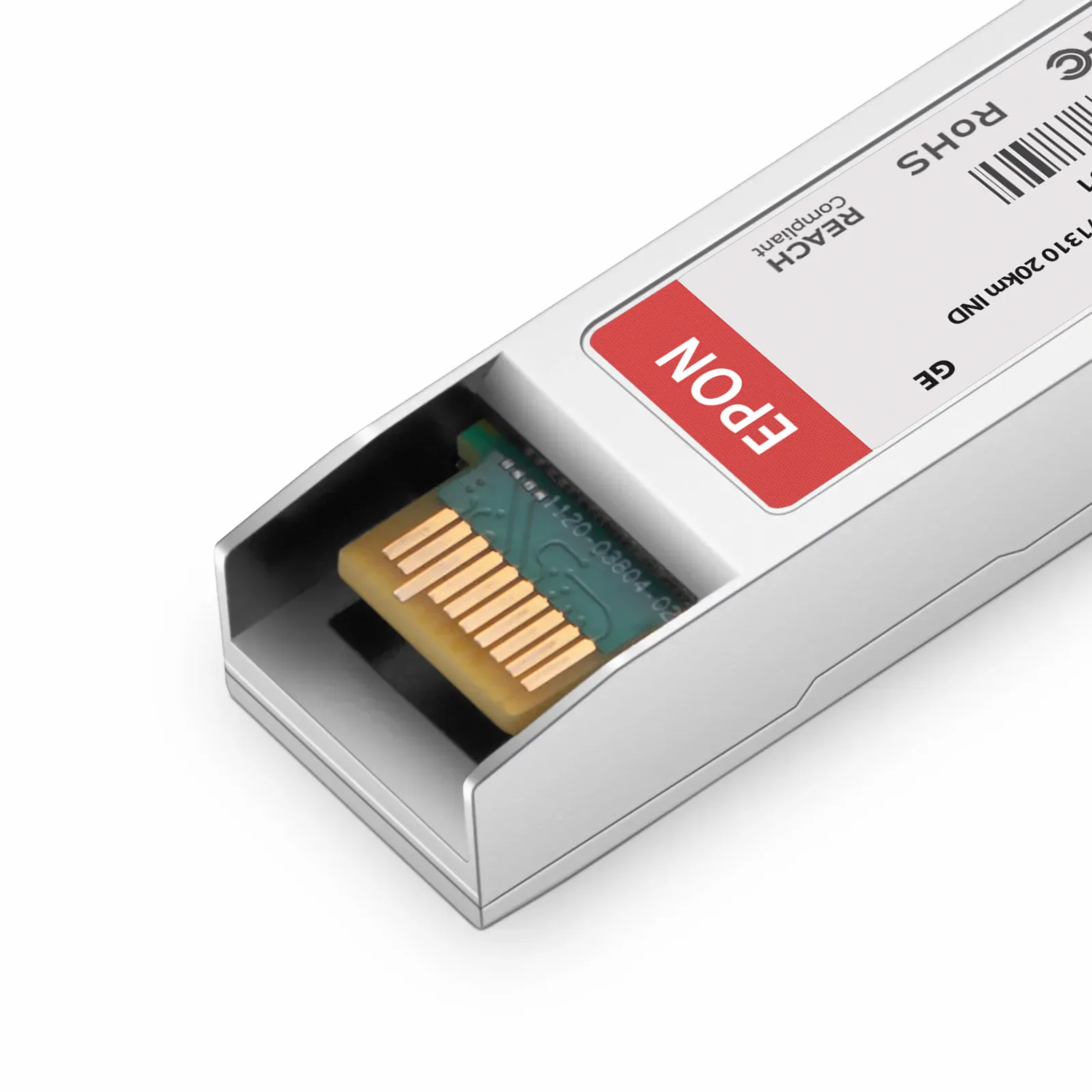 Generic Compatible 10G EPON OLT SFP+ 1577nm-TX/1270nm-RX and 1490nm-TX/1310nm-RX Class PR30 20km Simplex SC/UPC SMF Transceiver Module (Industrial)