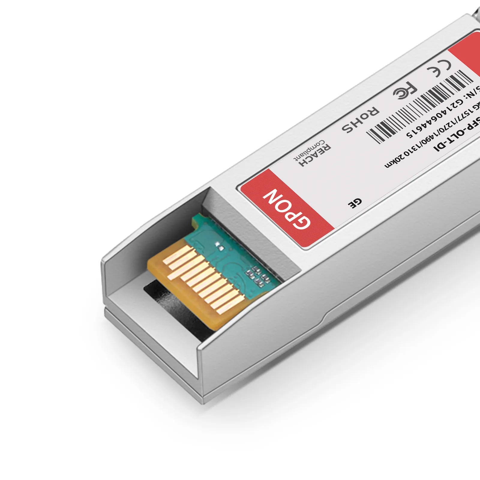 Generic Compatible XG-PON&GPON Combo OLT SFP+ 1577nm-TX/1270nm-RX and 1490nm-TX/1310nm-RX Class D 20km Simplex SC/UPC SMF Transceiver Module
