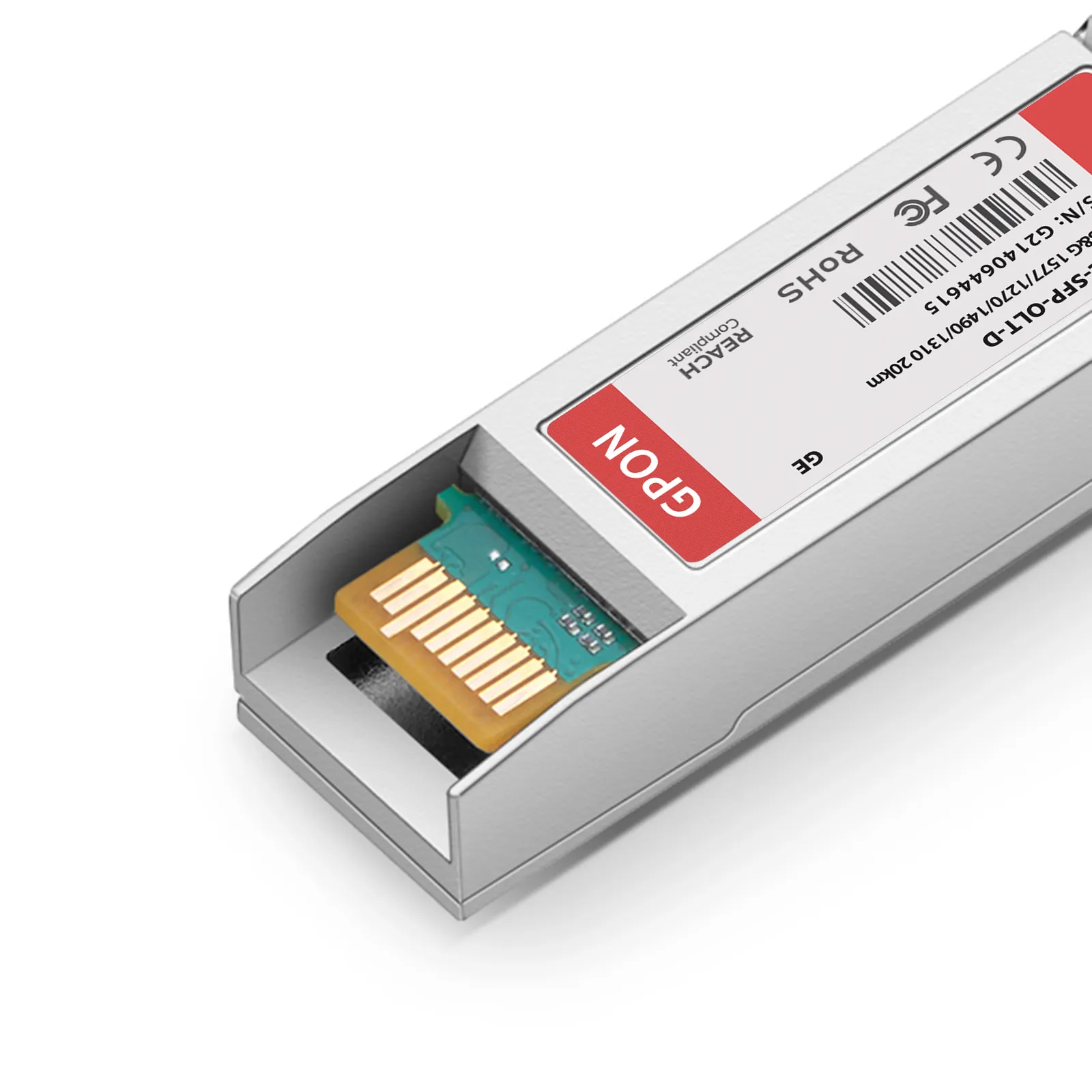 Generic Compatible XGS-PON&GPON Combo OLT SFP+ 1577nm-TX/1270nm-RX and 1490nm-TX/1310nm-RX Class D 20km Simplex SC/UPC SMF Transceiver Module