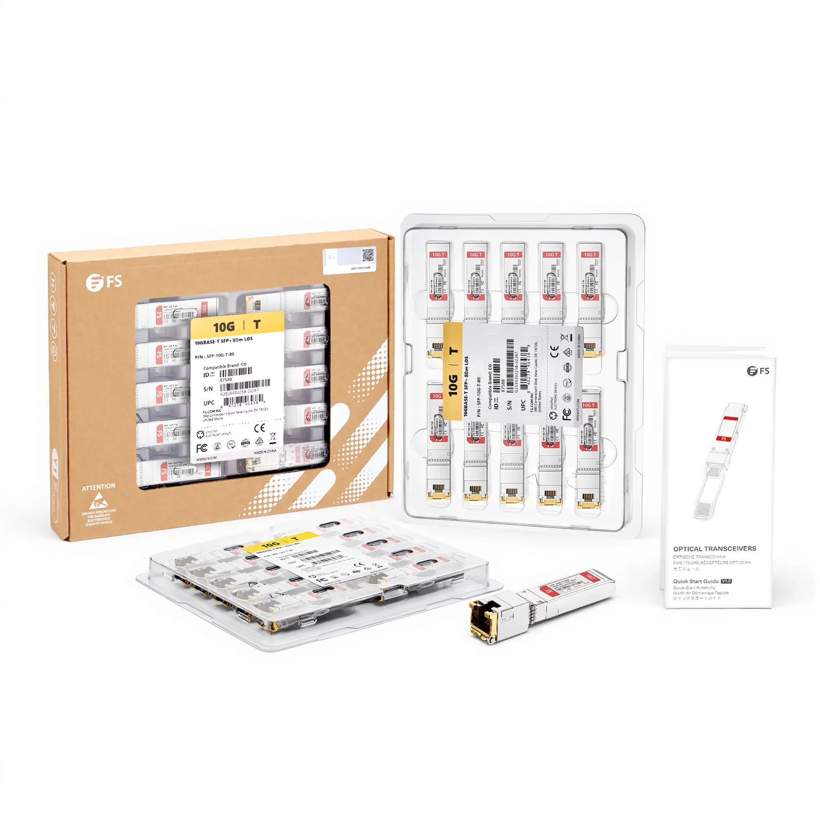 Cette image concerne SFP-10G-T-80.