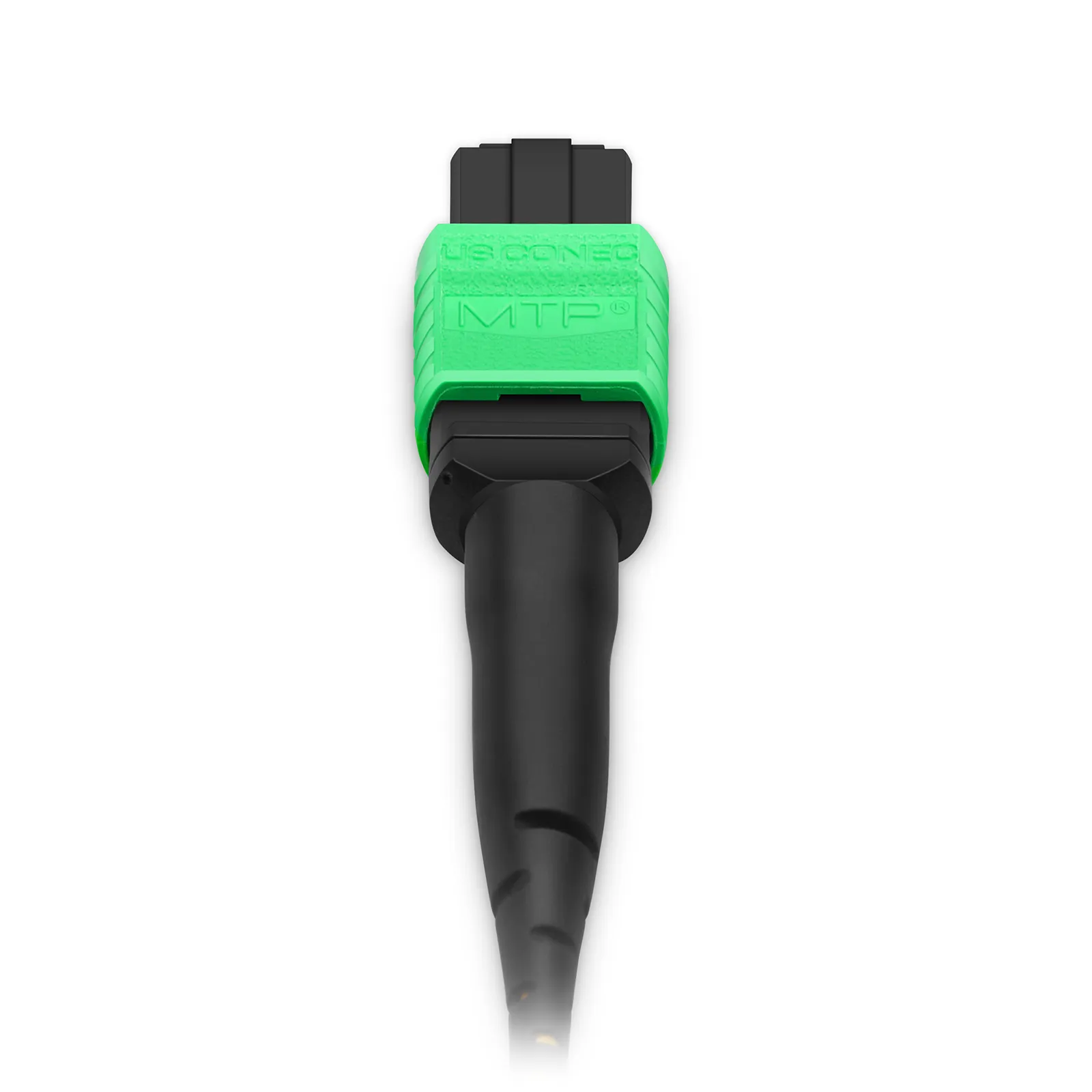 30m (98ft) MTP® Hybrid Trunk Cable, MTP®-12 APC (Female) to 6 LC