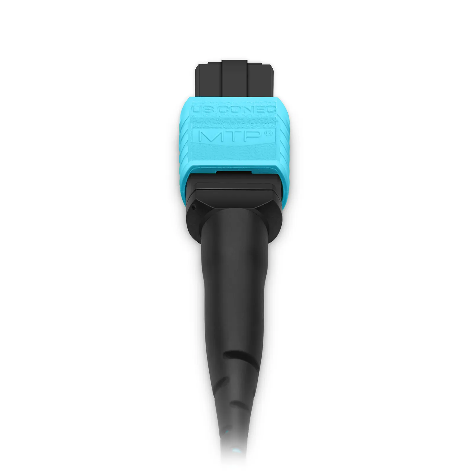 30m (98ft) MTP&reg; Hybrid Trunk Cable, MTP&reg;-12 UPC (Female) to 6 LC UPC Duplex Uniboot, 48 Fibers, Multimode (OM3), Plenum (OFNP), 0.20dB Max, Type B, Double Jacket