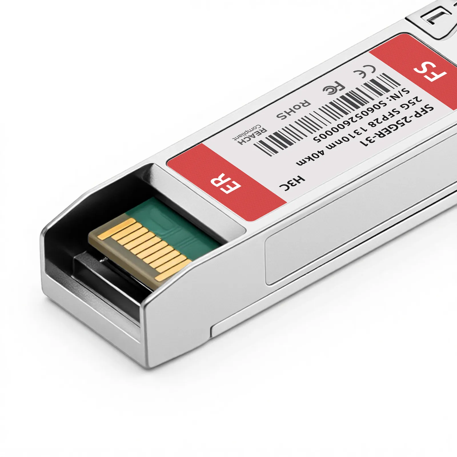 H3C Compatible 25GBASE-ER SFP28 1310nm 40km DOM Duplex LC/UPC SMF ...