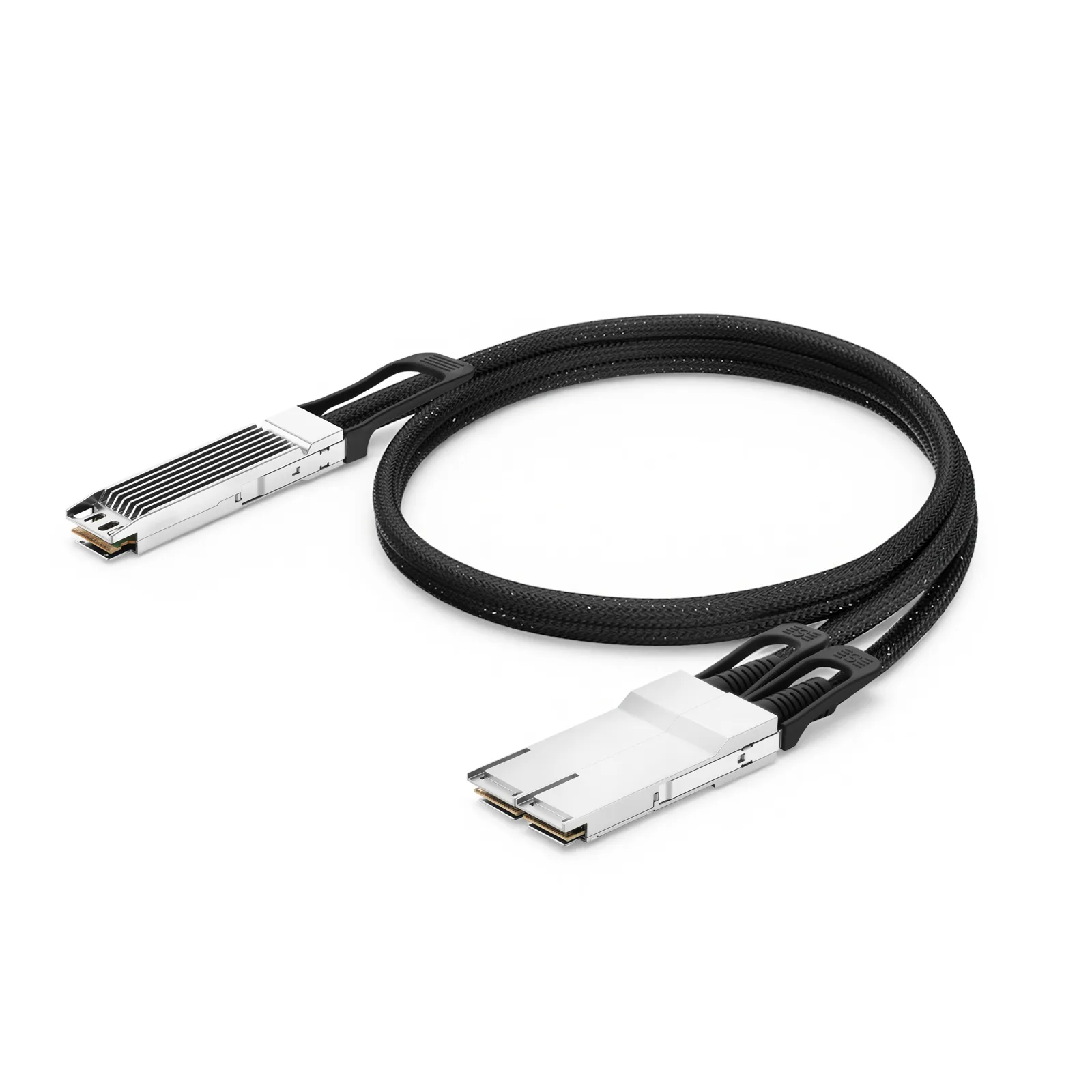 2m (7ft) NVIDIA/Mellanox Compatible 800G Twin-port OSFP Finned Top