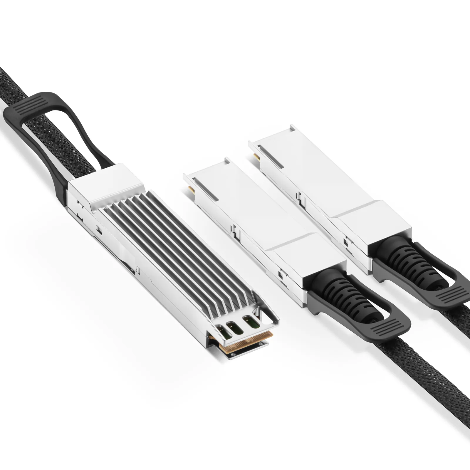 2m (7ft) NVIDIA/Mellanox Compatible 800G Twin-port OSFP Finned Top