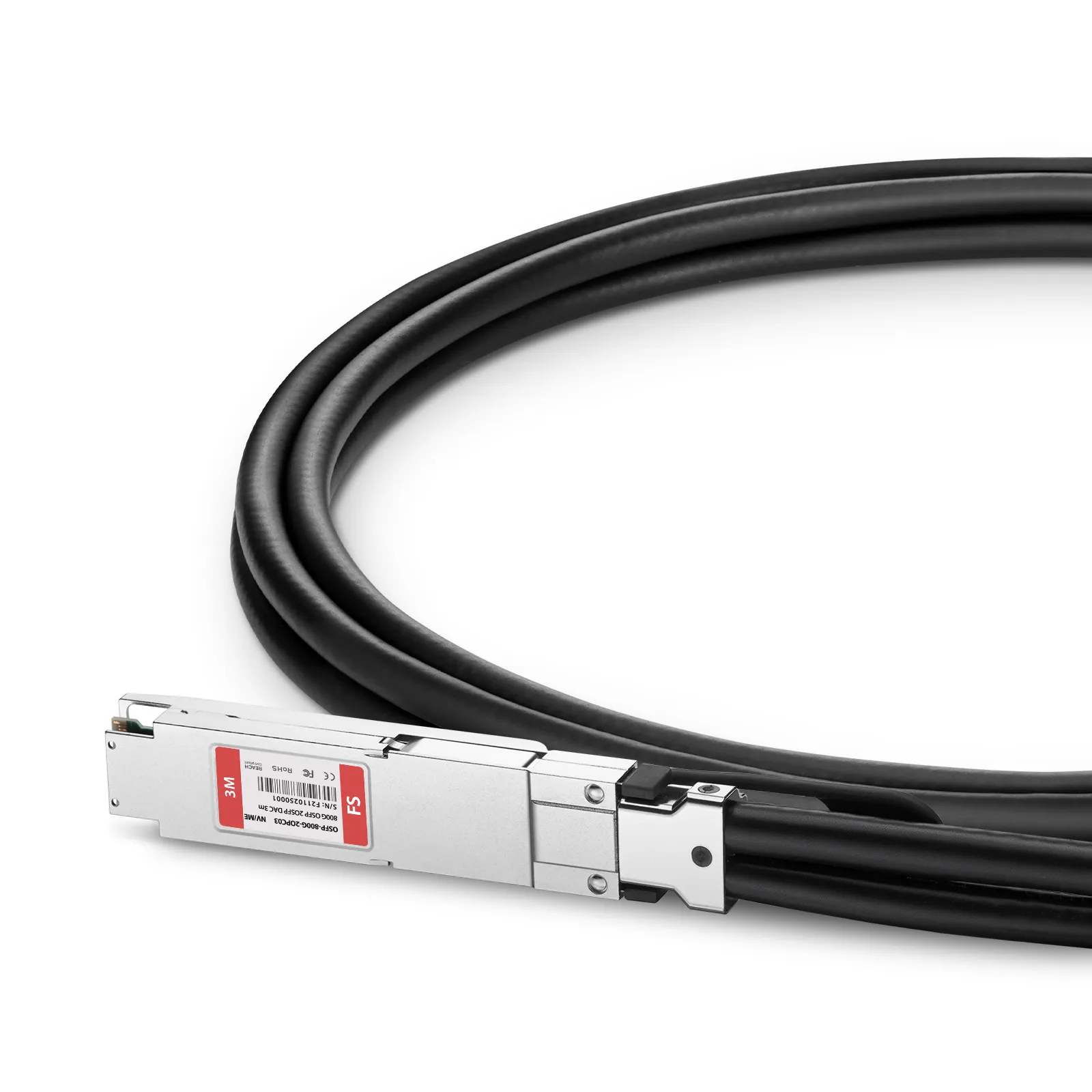 3m (10ft) NVIDIA/Mellanox MCP7Y00-N003 Compatible 800G OSFP Finned