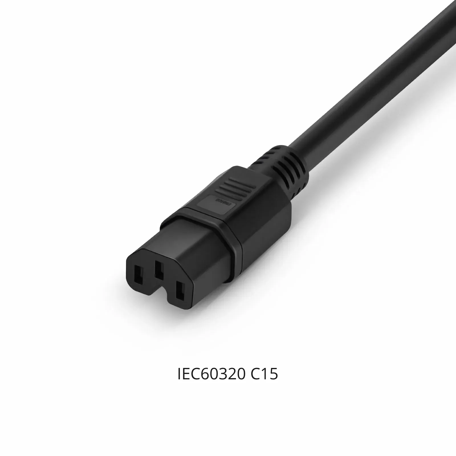 10ft(3m) 14AWG 250V/15A 電源コード(IEC60320 C14 - IEC60320 C15