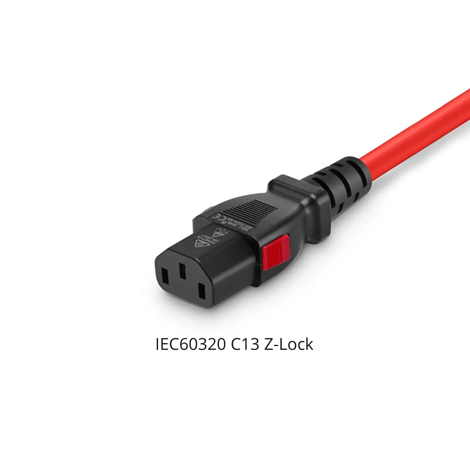 6.6ft (2m) Z-Lock Dual Locking IEC60320 C14 to IEC60320 C13 14AWG