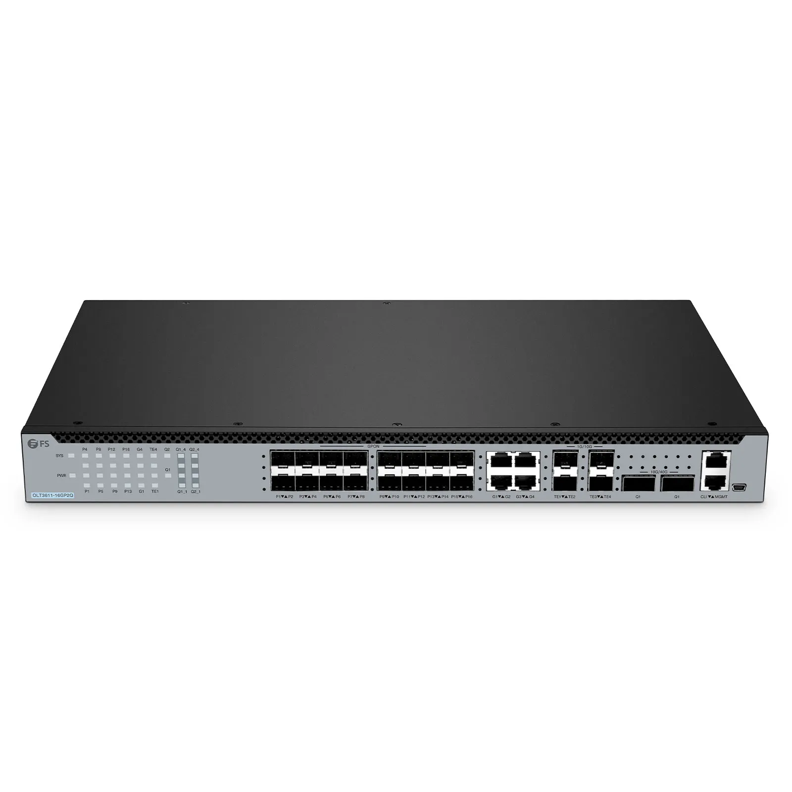 Esta imagen trata sobre OLT3611-16GP2Q.