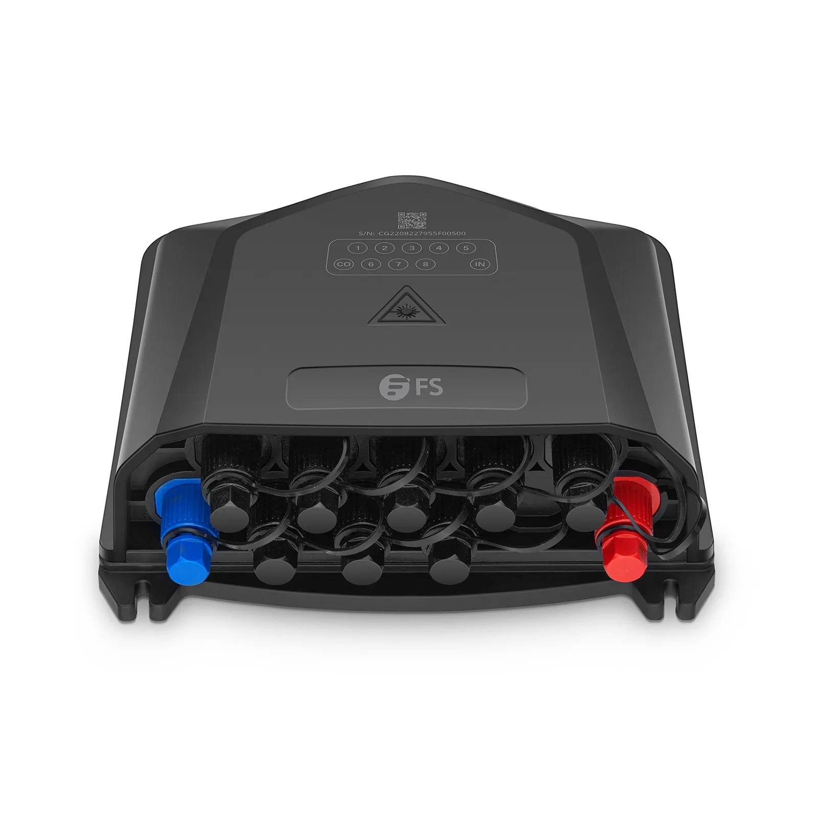 Fully Pre-Terminated Sub Box for Quick ODN, 10 Ports, 1x 9 (80:20) Splitter, Hardened SC, IL &le;2.2&ndash;16.3dB, RL &ge;55dB, Heat-Sealed, IP68, PP+GF, Indoor/Outdoor, Wall/Pole/Aerial