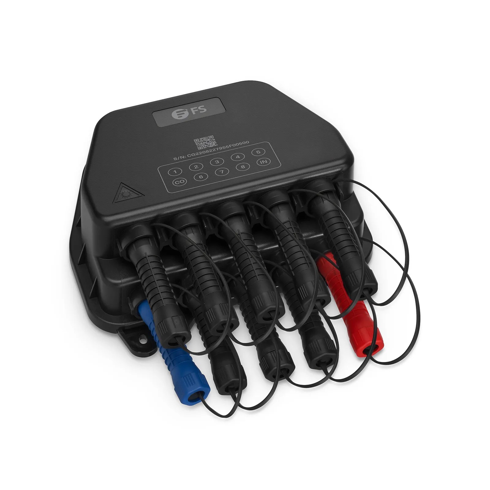 Universal Pre-Terminated Sub Box for Quick ODN, 10 Ports, 1×9 (80:20) Splitter, Hardened SC/APC, IL ≤2.2–16.3dB, RL ≥55dB, IP65, PC+ABS, Indoor/Outdoor, Wall/Pole/Aerial