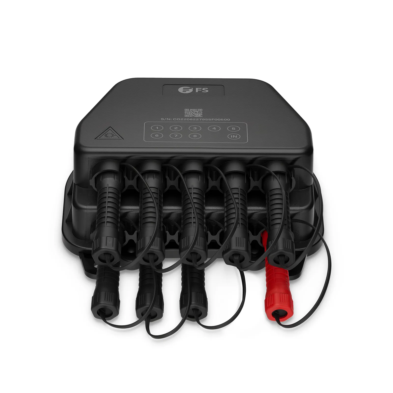 Universal Pre-Terminated End Box for Quick ODN, 9 Ports, 1:8 Splitter, Hardened SC/APC, IL ≤10.8dB, RL ≥55dB, Mechanical Seal, IP65, PC+ABS, Indoor/Outdoor, Wall/Pole/Aerial